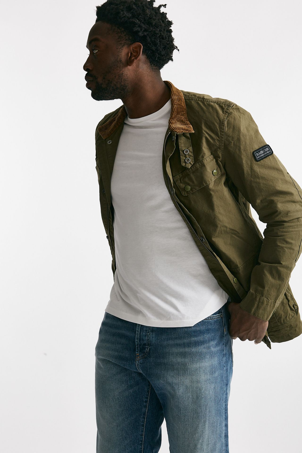 giacca summer wash duke verde militare men Barbour - 11