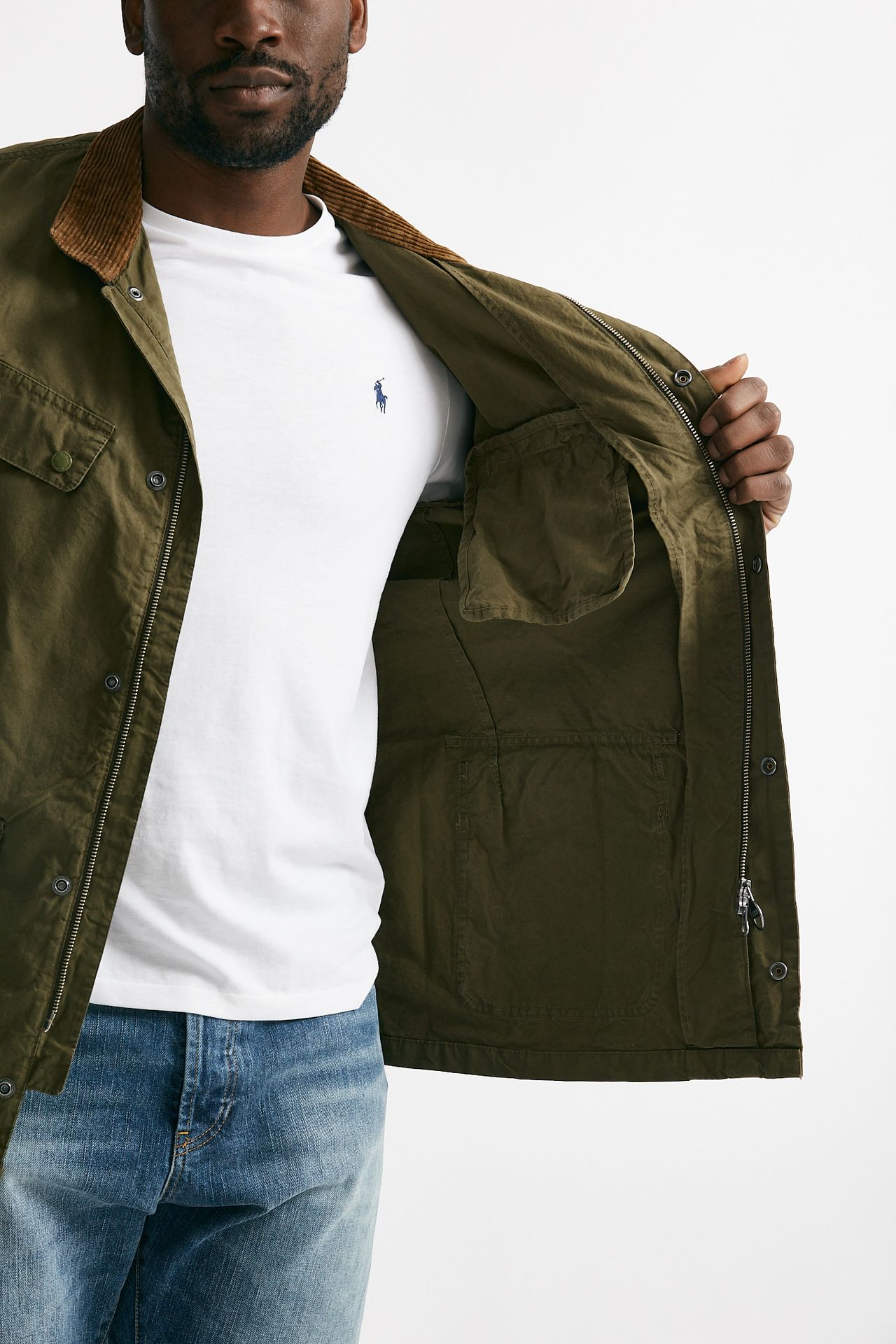 giacca summer wash duke verde militare men Barbour - 10