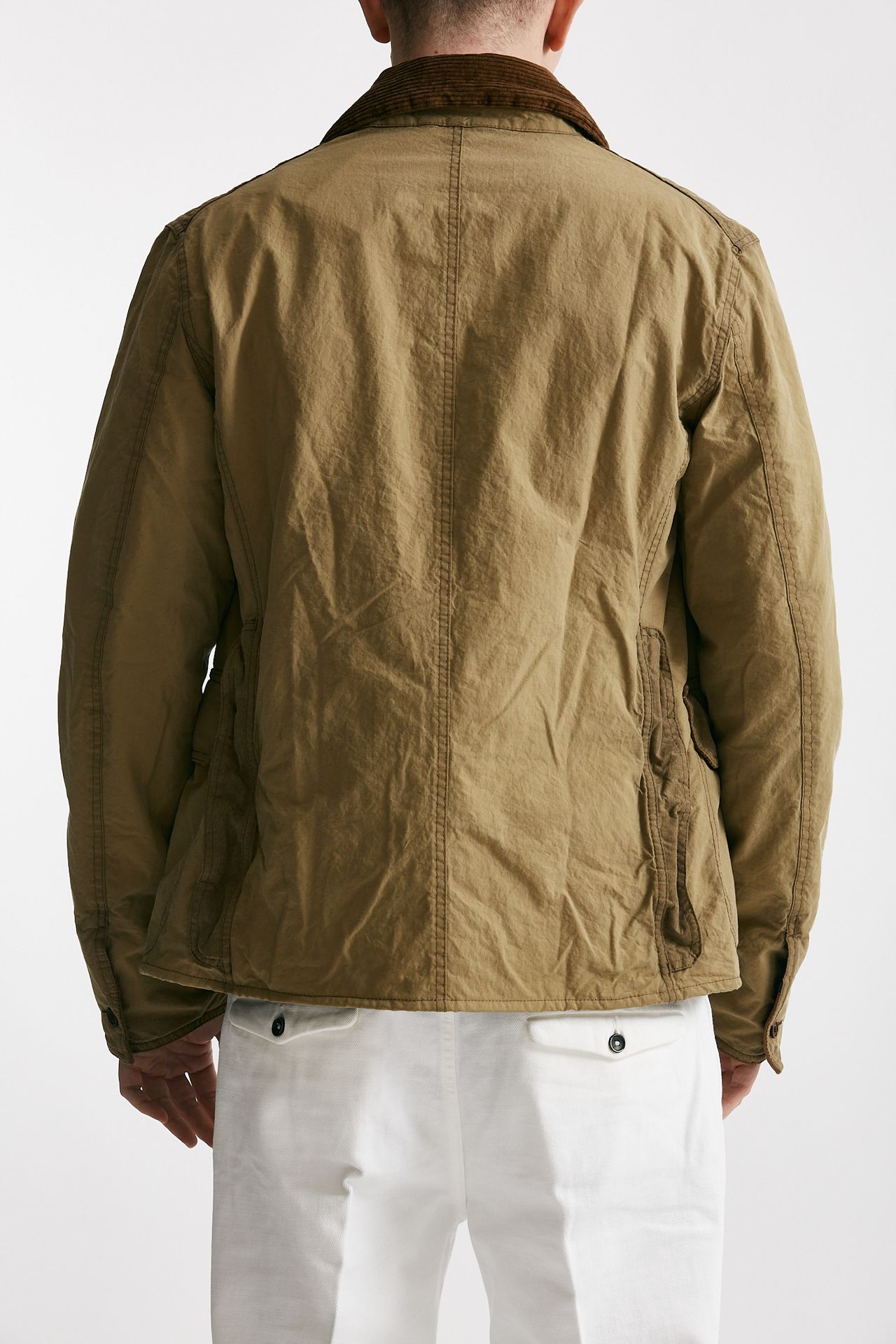 giacca workwear blazer wax beige men Barbour - 3