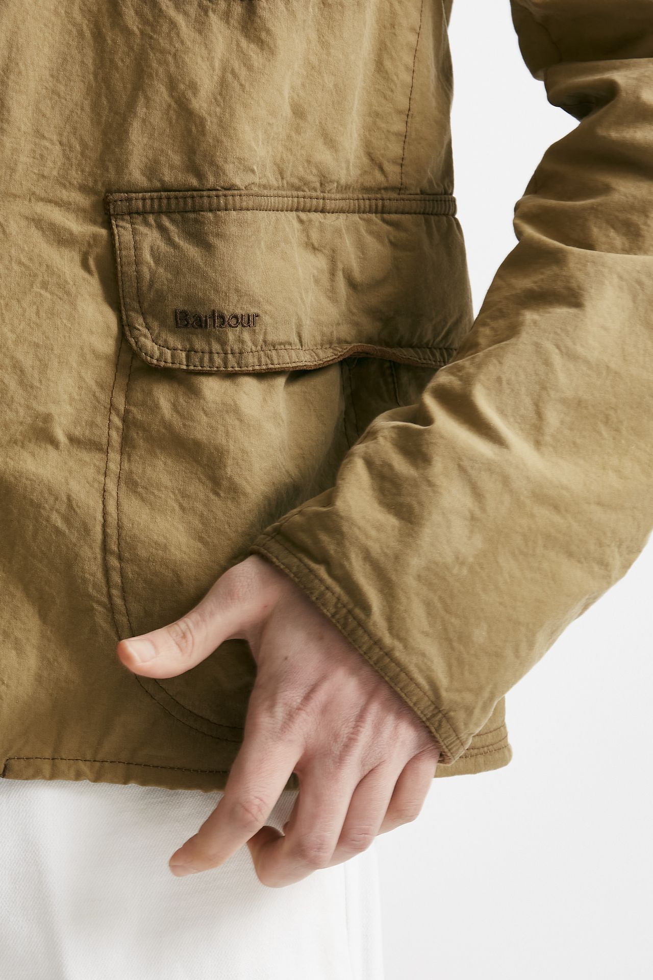 giacca workwear blazer wax beige men Barbour - 6