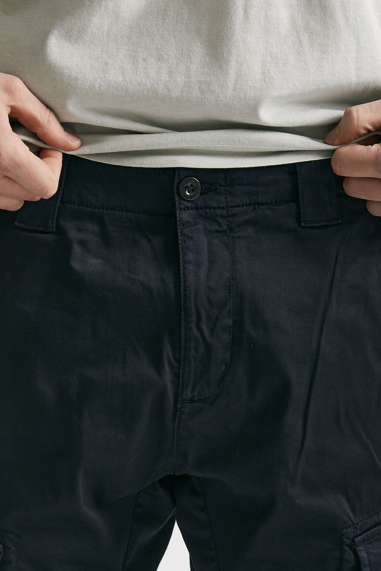 pantalone stretch sateen cargo pants blu notte men C.p. company - 5