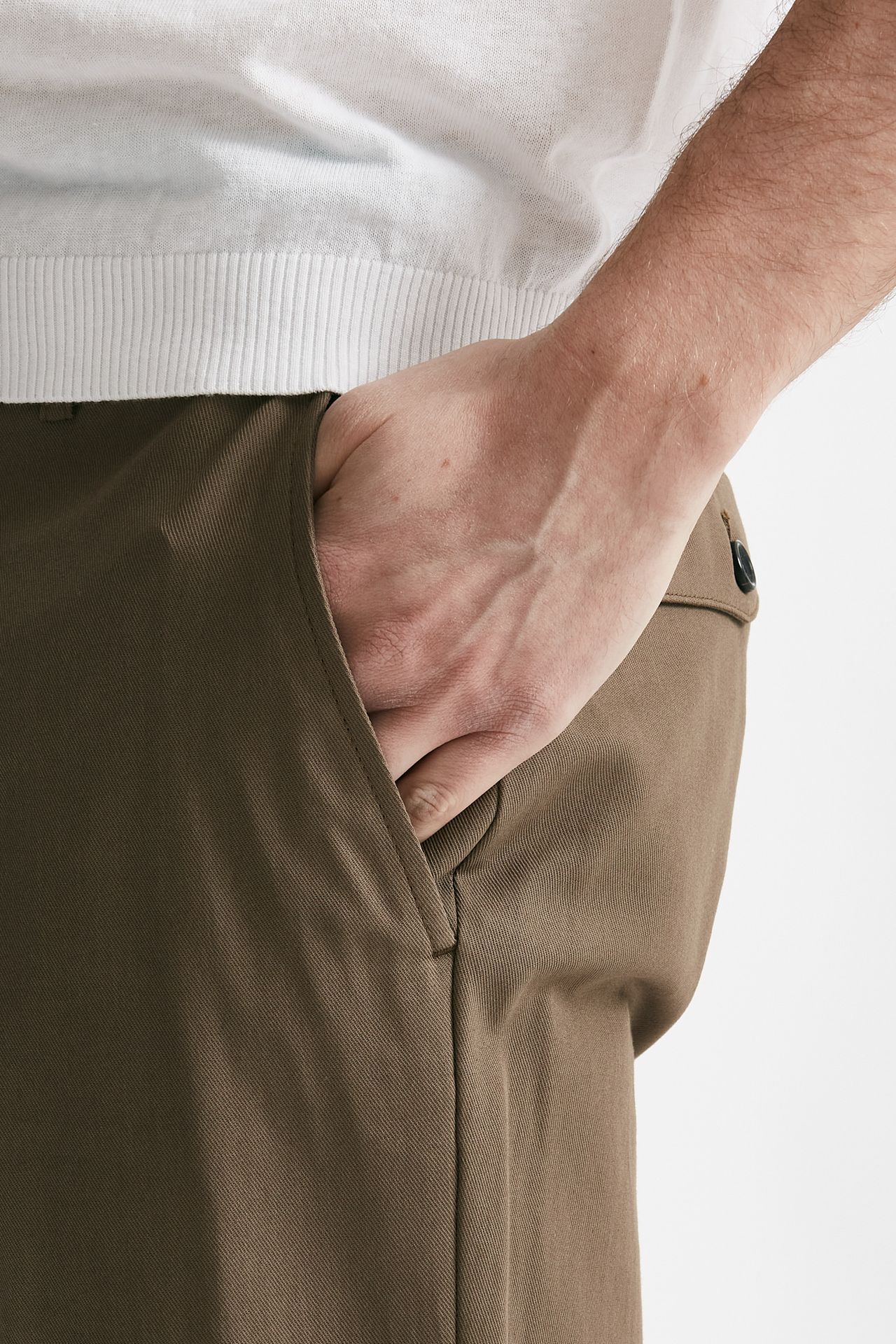 pantalone in cotone fermo warren noce men Department five - 5