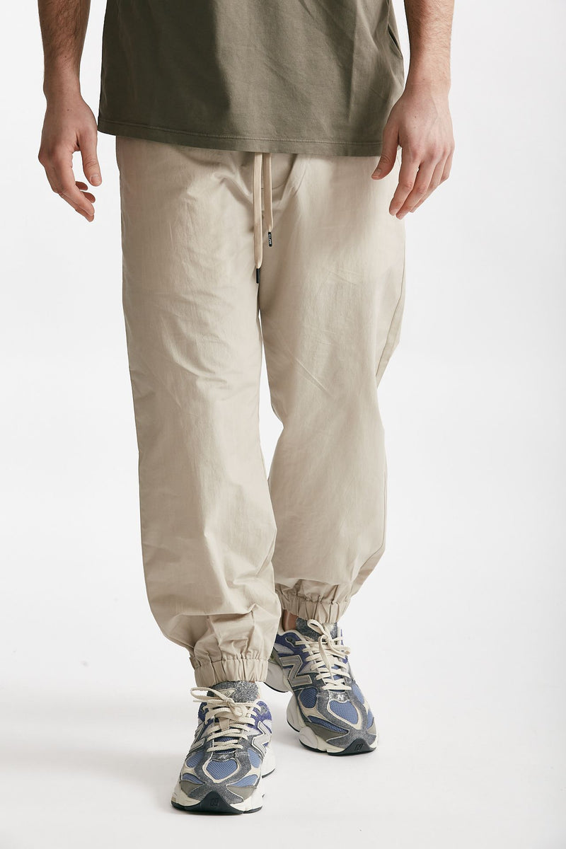 pantalone in cotone e poliestere inigo beige men Department five
