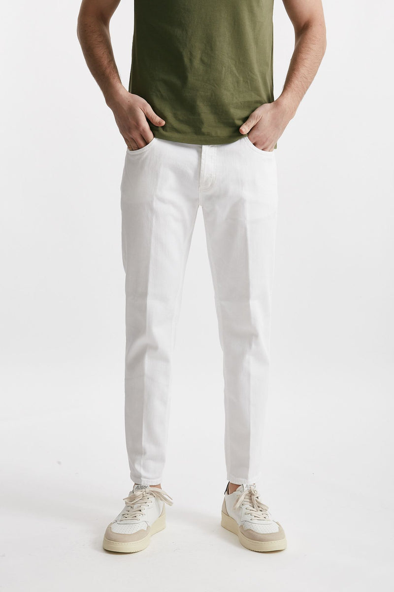 jeans brighton bianco men Dondup