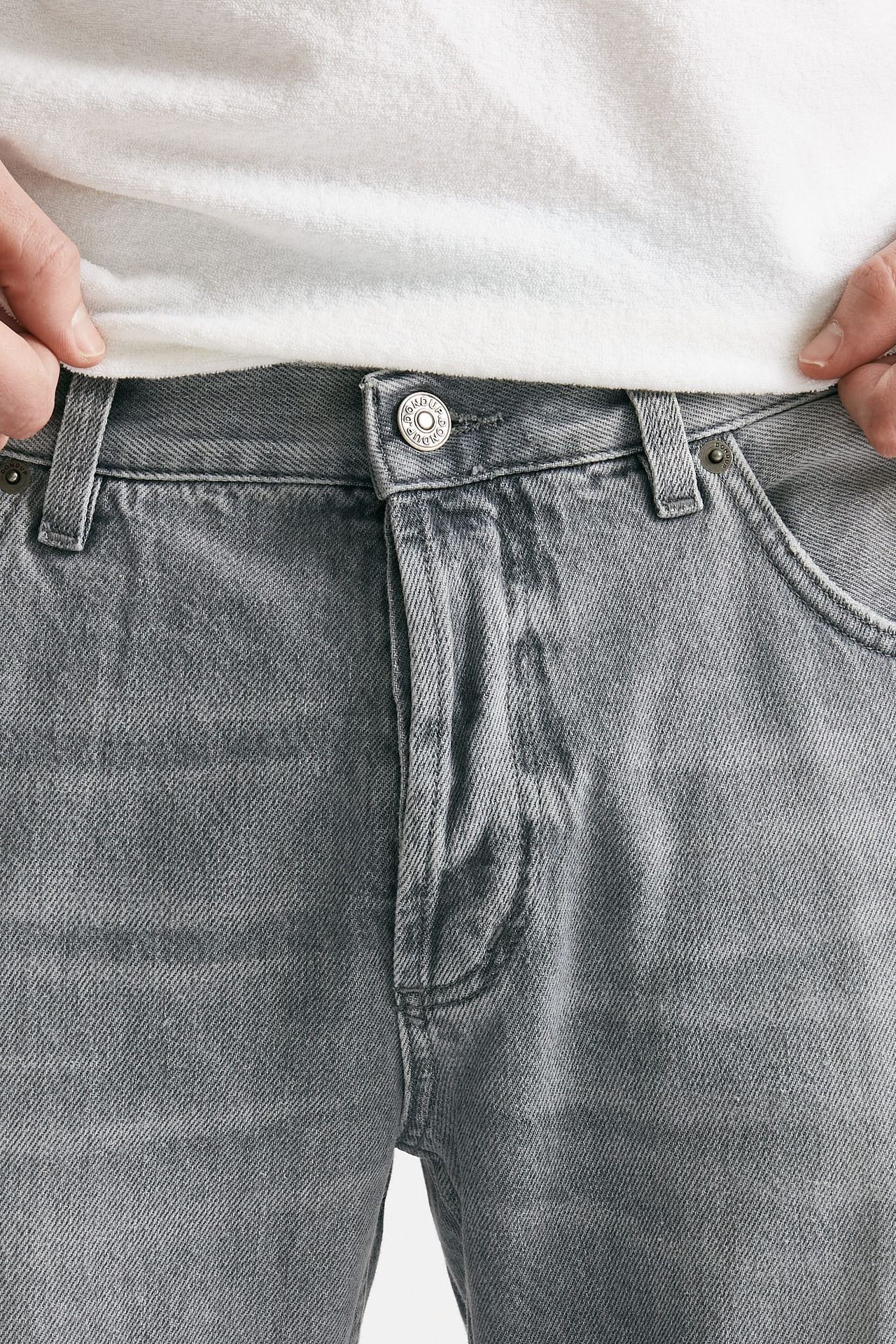 jeans brighton grigio chiaro men Dondup - 5