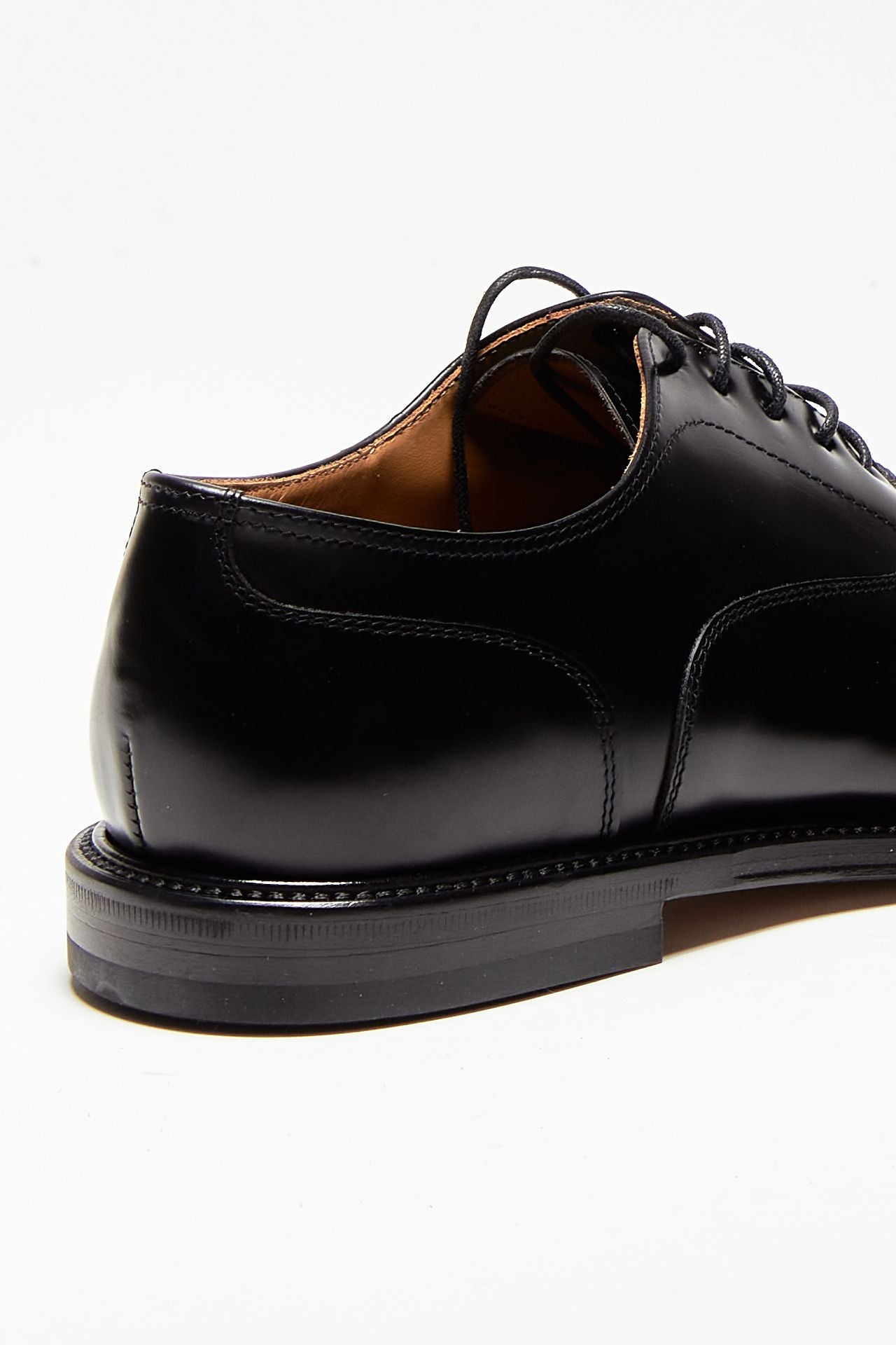 scarpa brogue in pelle lavata 5023-2979 nero men Green george - 7