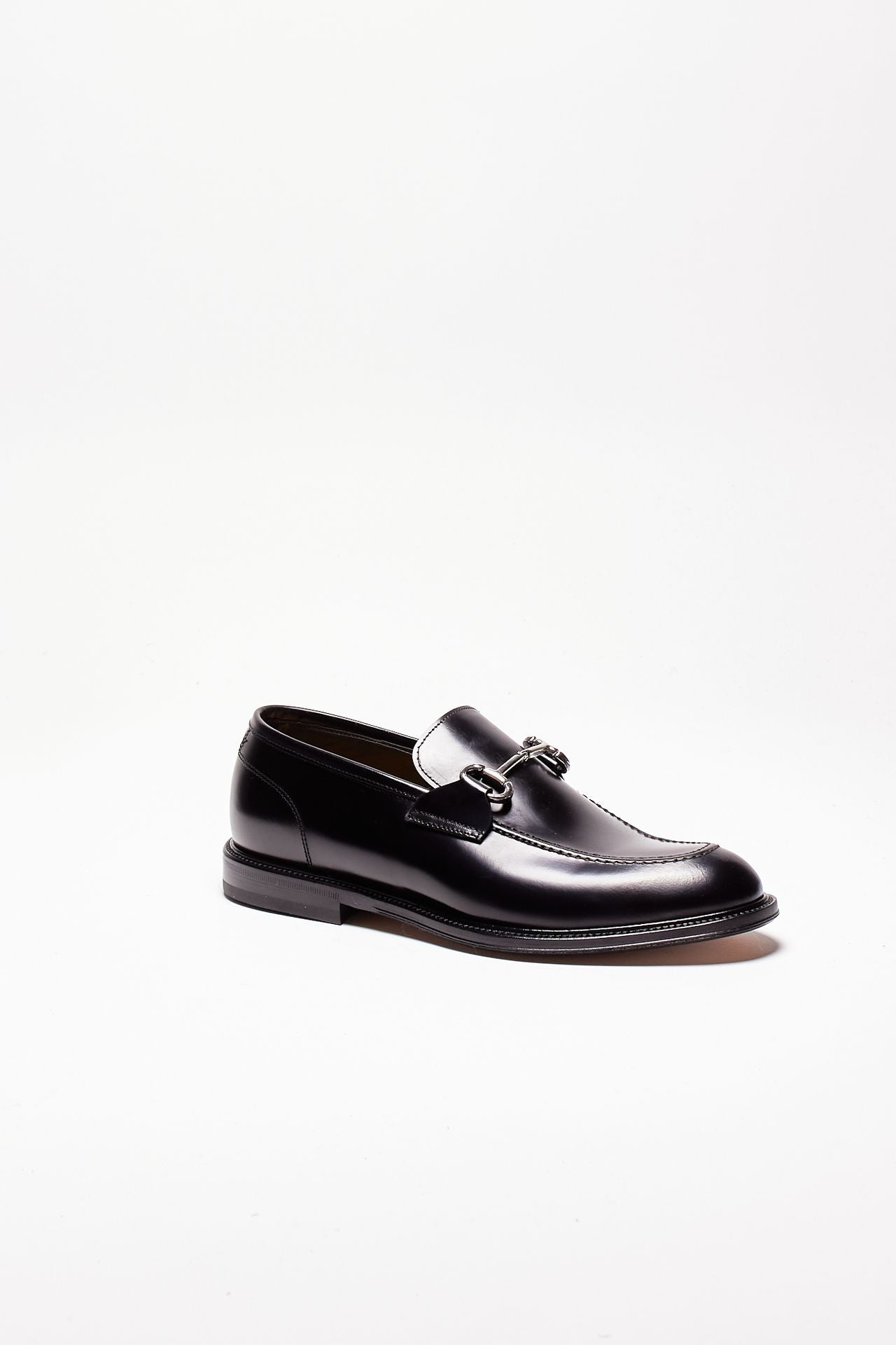 mocassini in pelle lavata 5024-2979 nero men Green george - 3