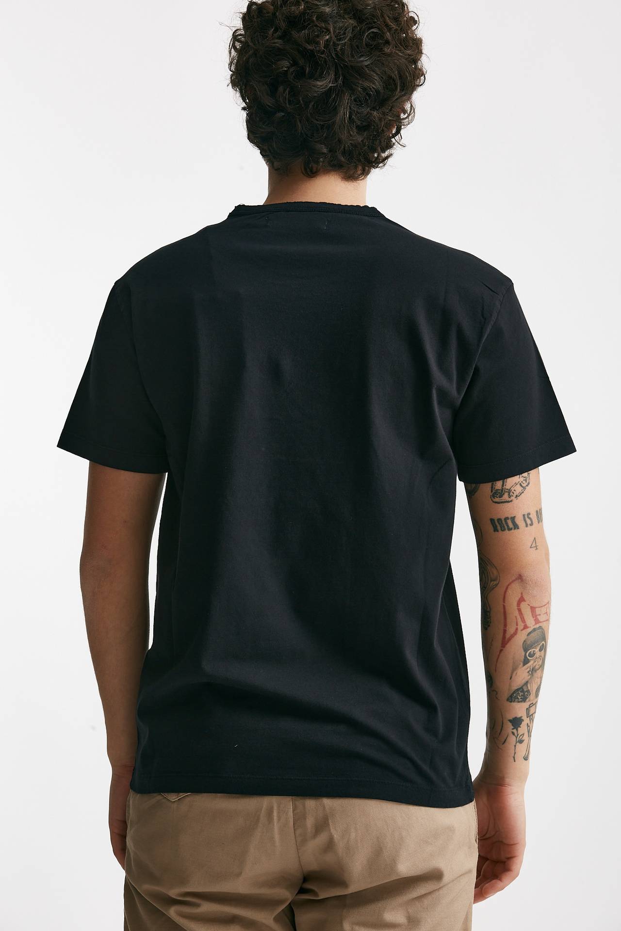 t-shirt in cotone nero men Grifoni - 3