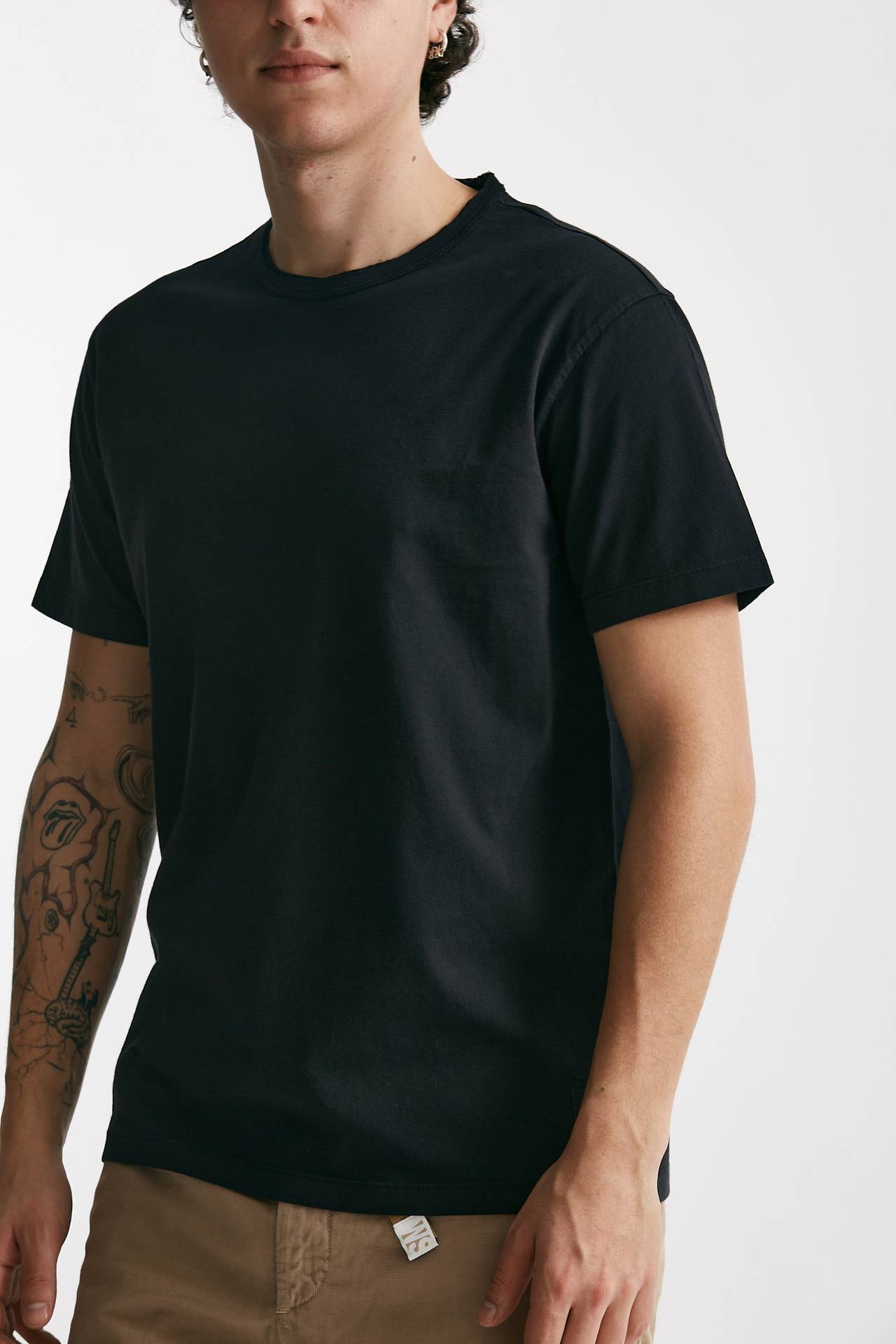 t-shirt in cotone nero men Grifoni - 4
