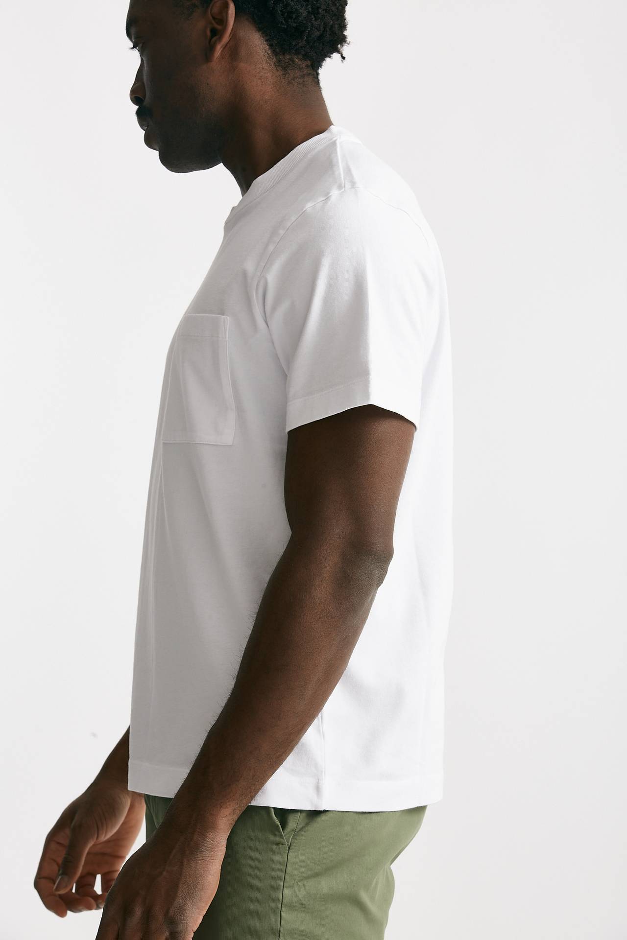t-shirt in cotone “doppio” bianco men Grifoni - 2