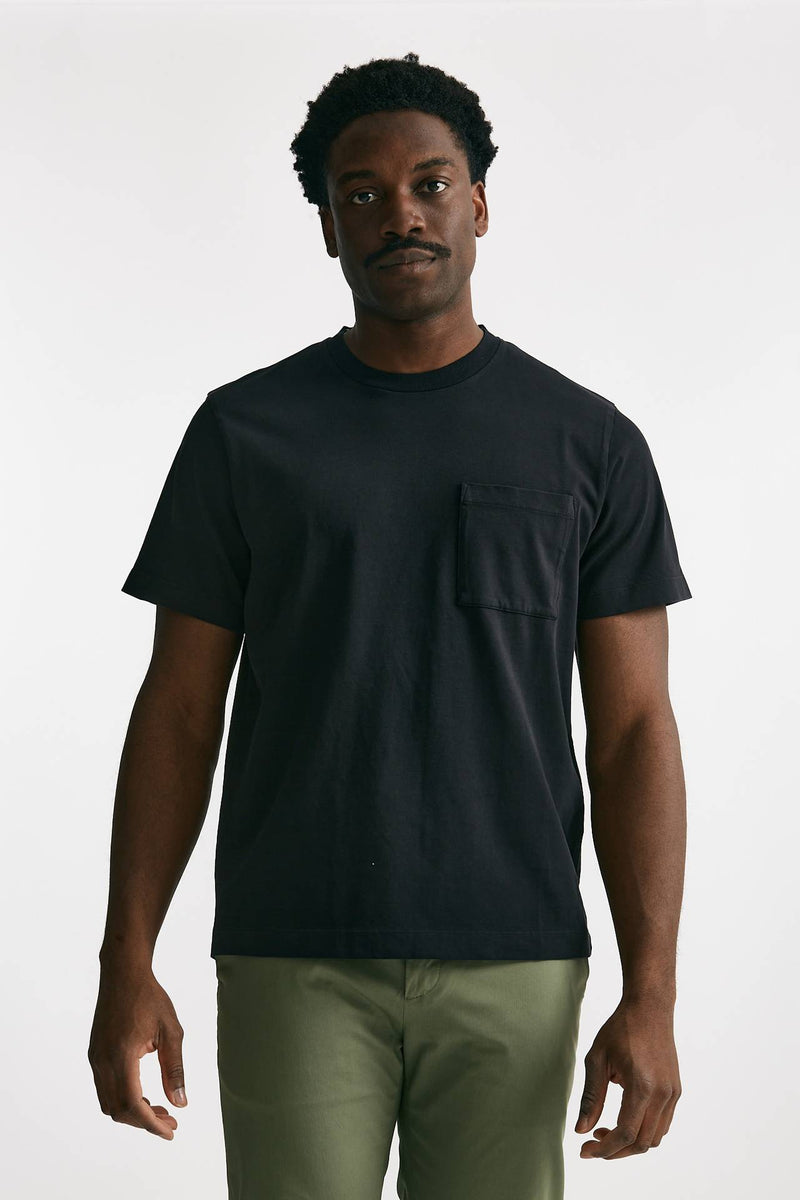 t-shirt in cotone “doppio” nero men Grifoni