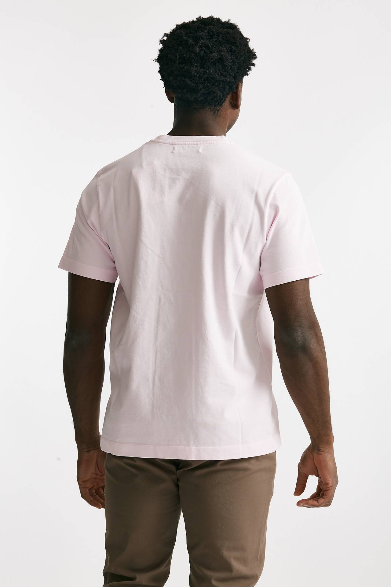 t-shirt in cotone “doppio” rosa men Grifoni - 3