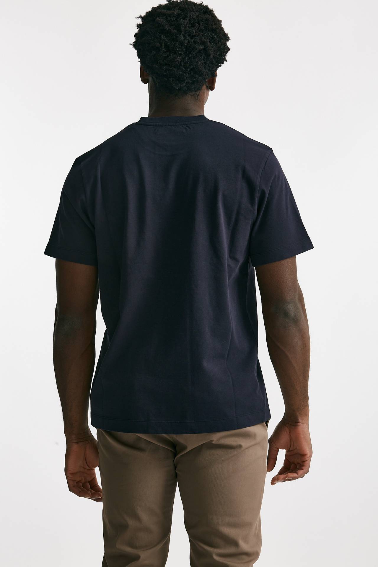 t-shirt in cotone “doppio” blu men Grifoni - 3