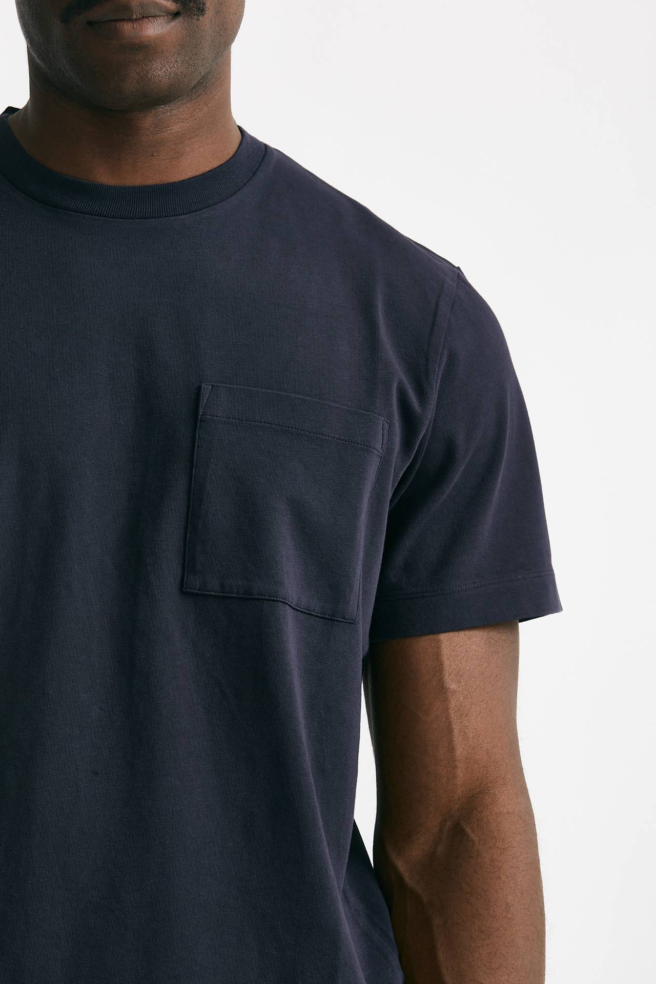 t-shirt in cotone “doppio” blu men Grifoni - 5