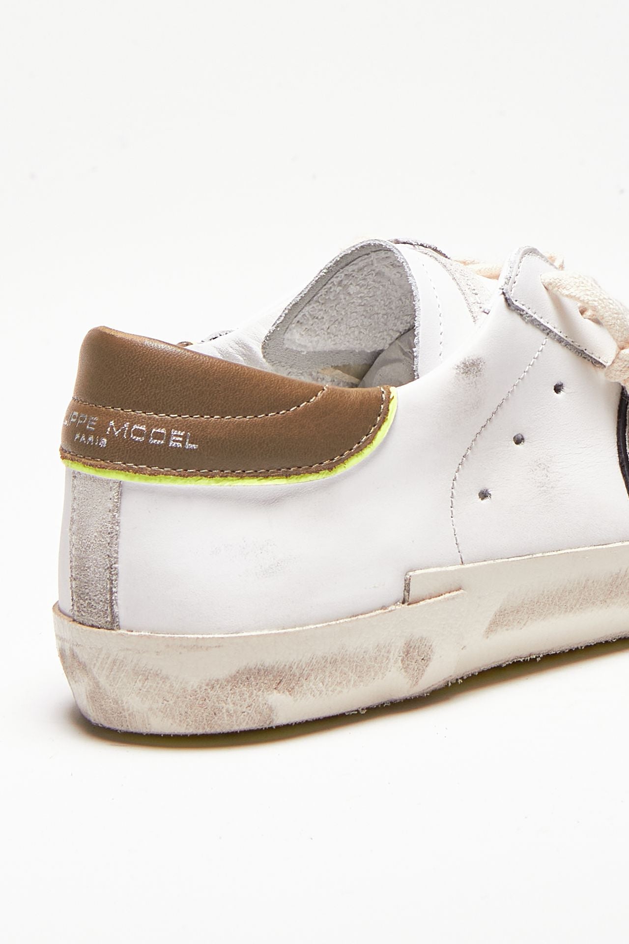 sneakers in pelle e suede paris – prlu-vv08 men Philippe model - 7