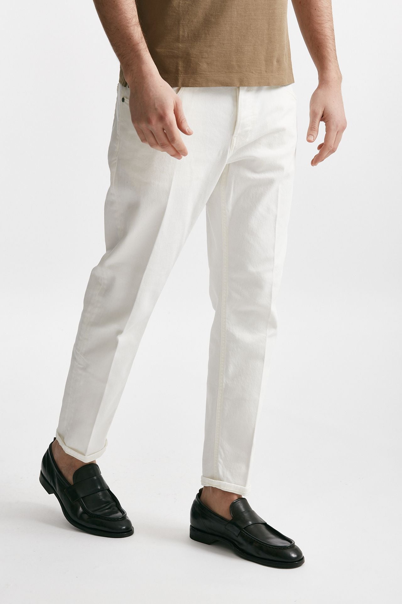 jeans reggae cotone stretch bianco men Pt torino - 4