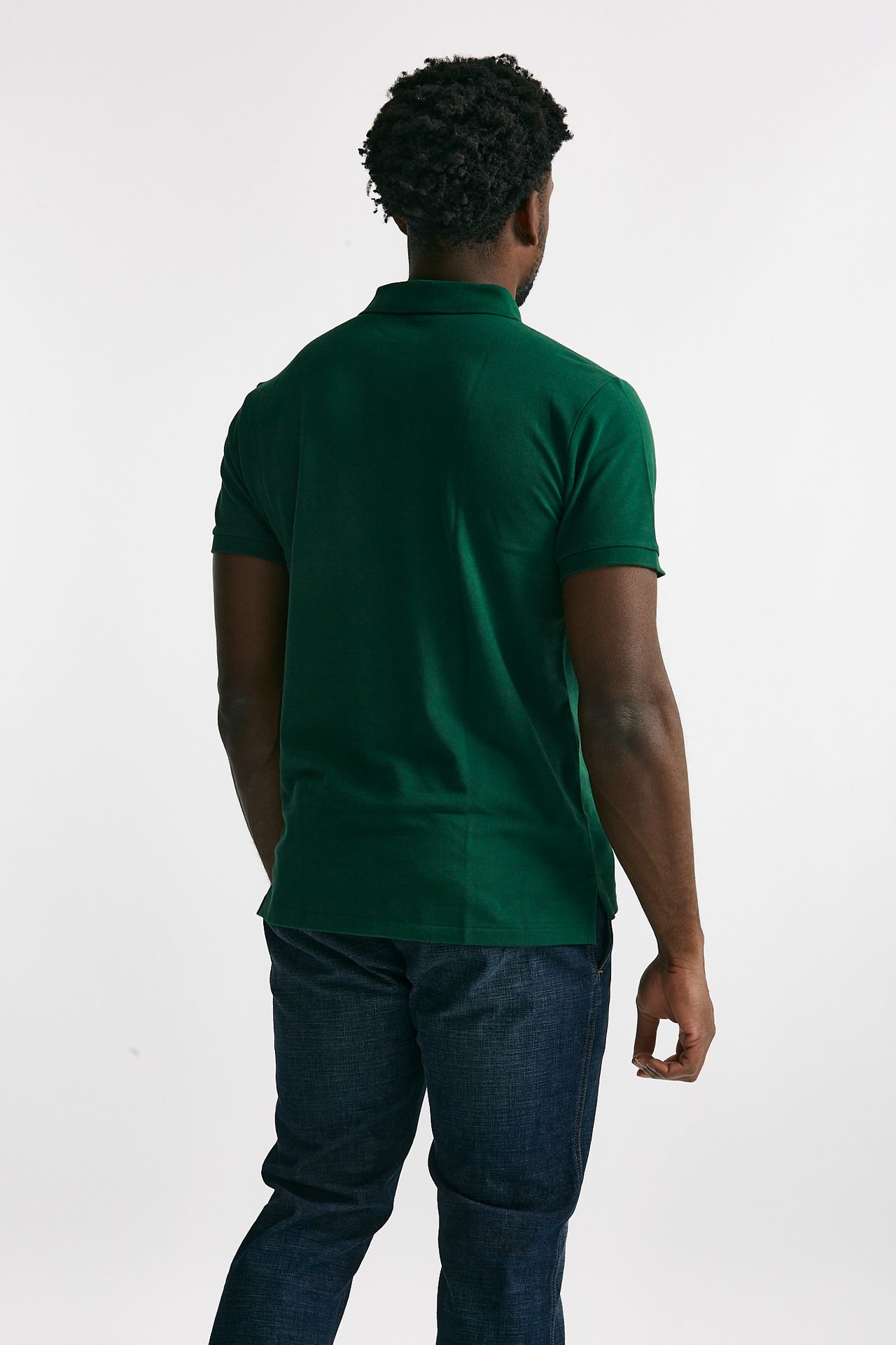 polo in cotone piquet verde men Polo ralph lauren - 3