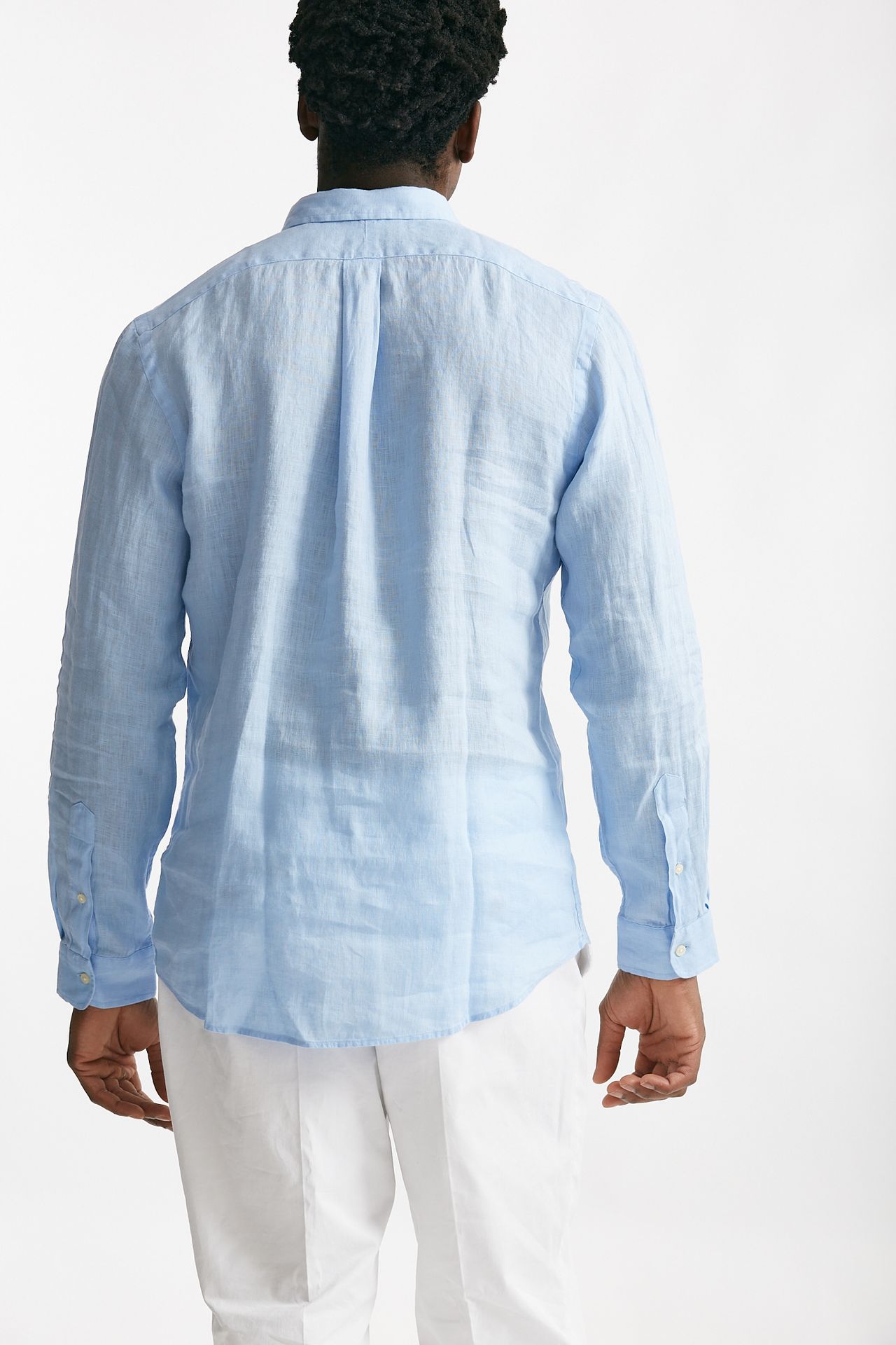 camicia in lino azzurro men Polo ralph lauren - 3