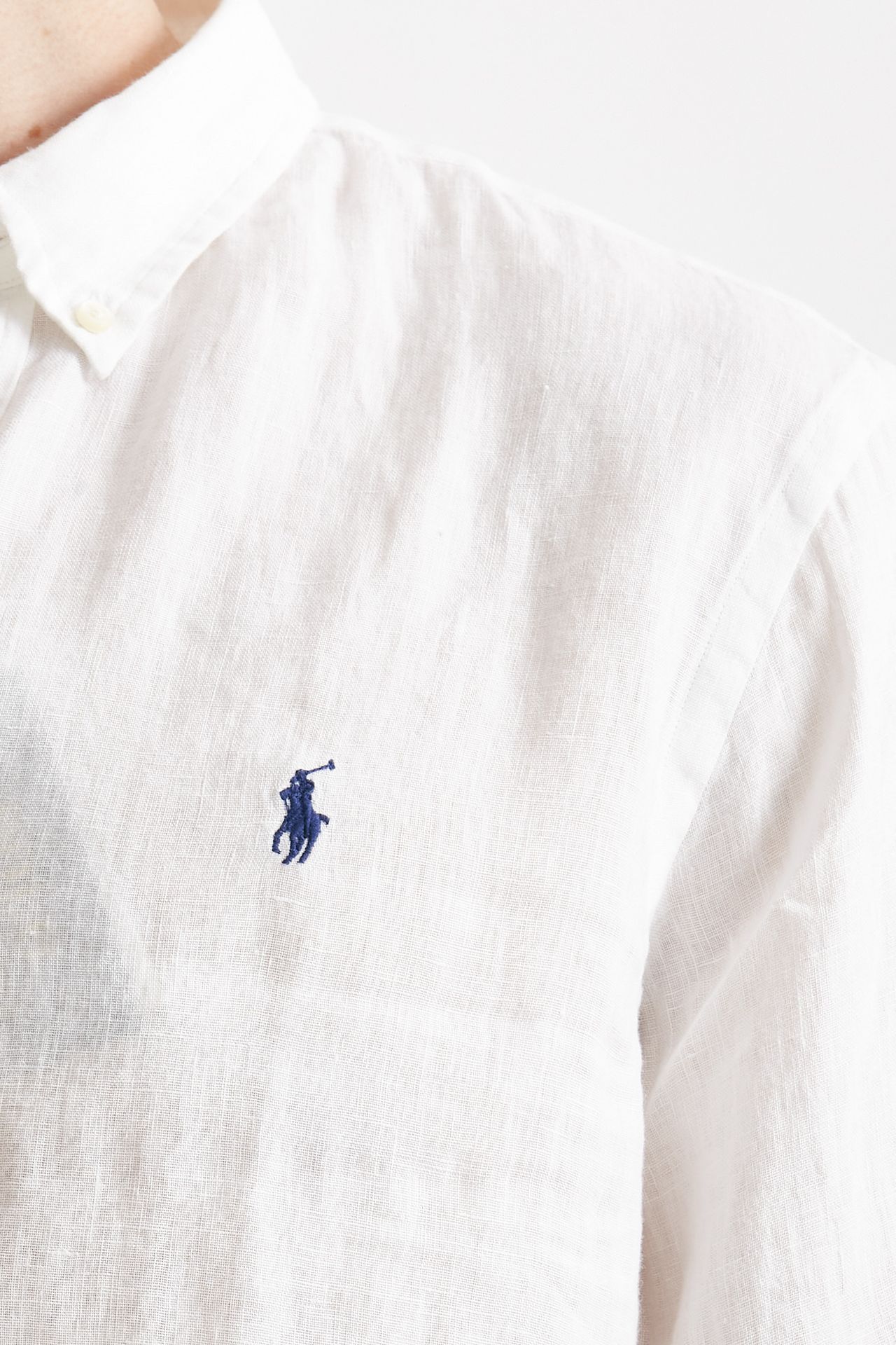 camicia in lino bianco men Polo ralph lauren - 5