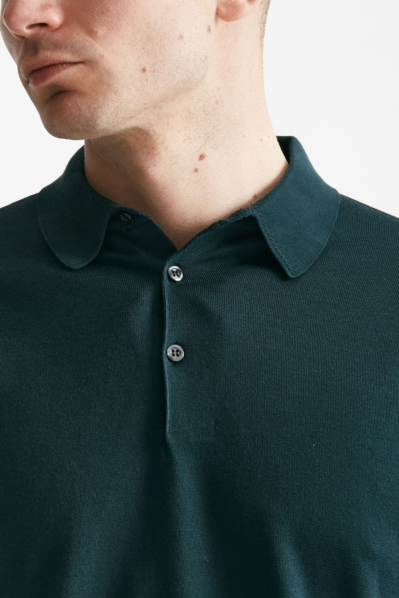 polo reid in cotone sea island verdone men John smedley - 5