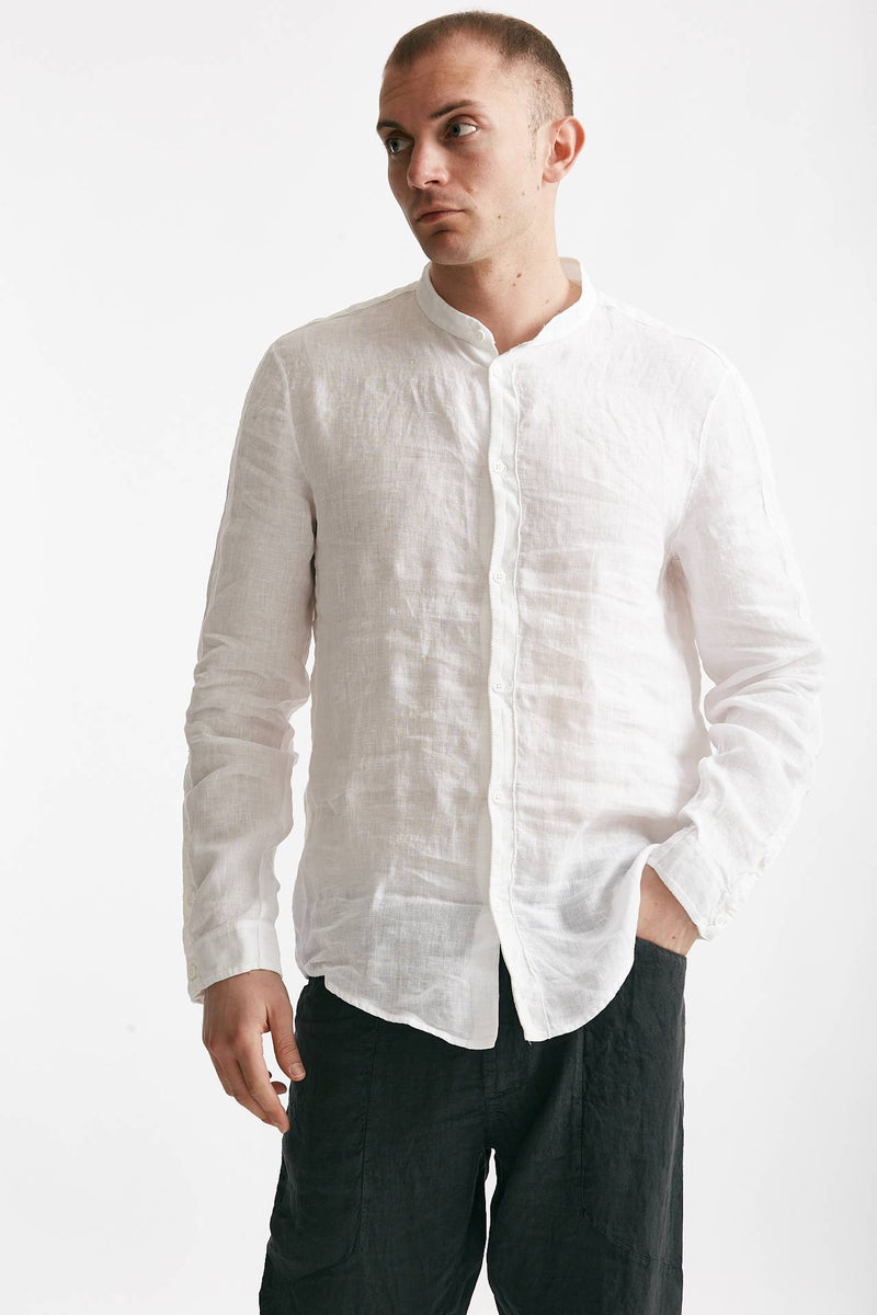 camicia in lino bianco men Transit uomo