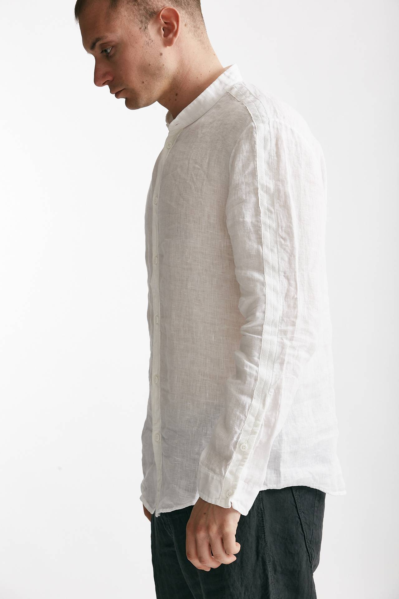 camicia in lino bianco men Transit uomo - 2