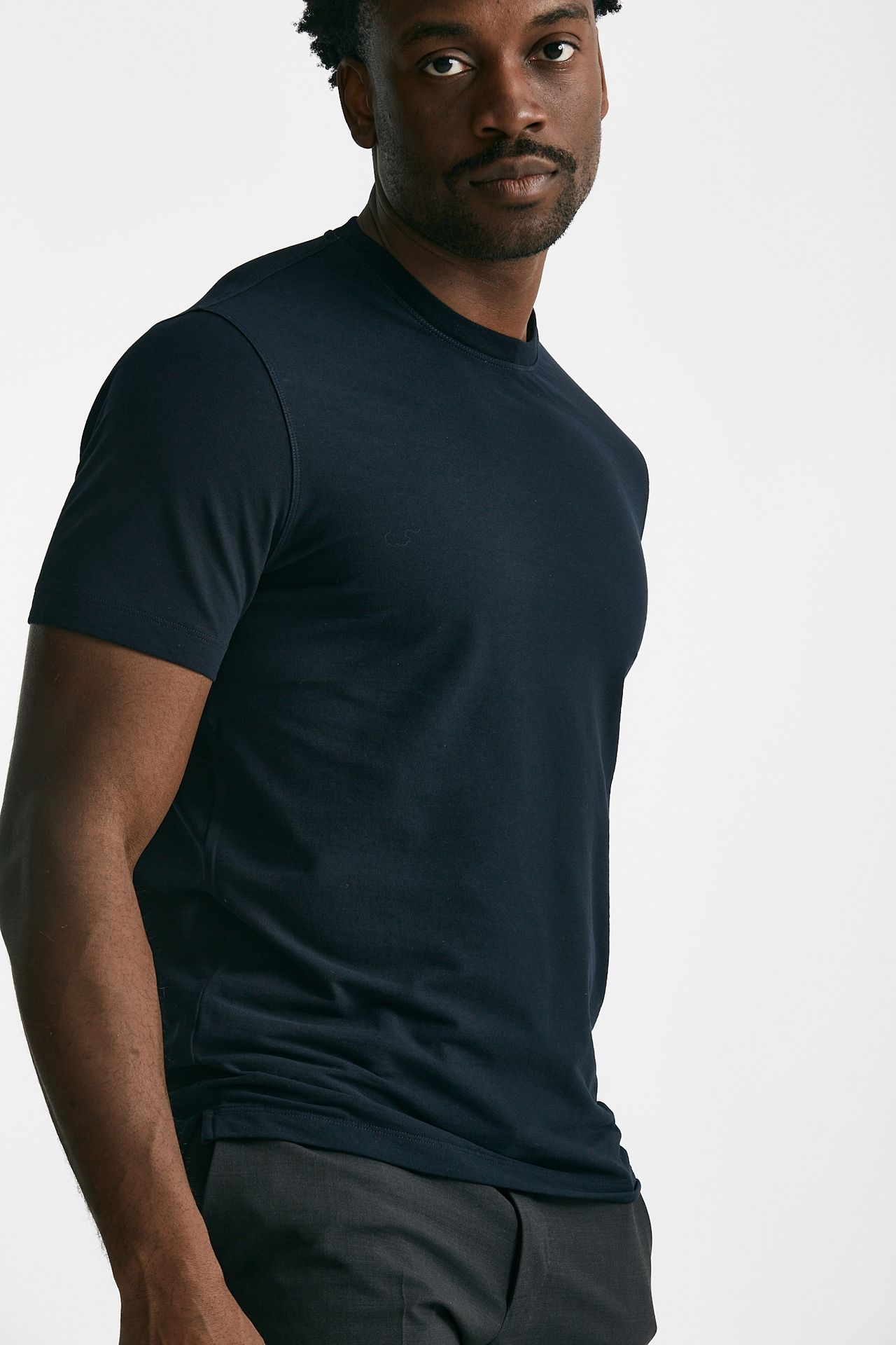 t shirt in cotone blu icecotton men Zanone - 4