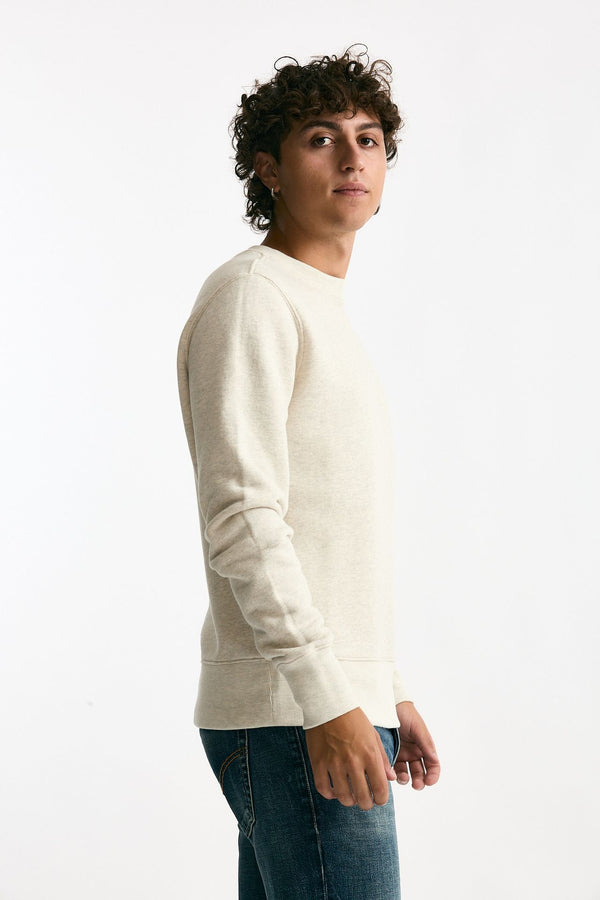 Felpa in cotone panna men Autry