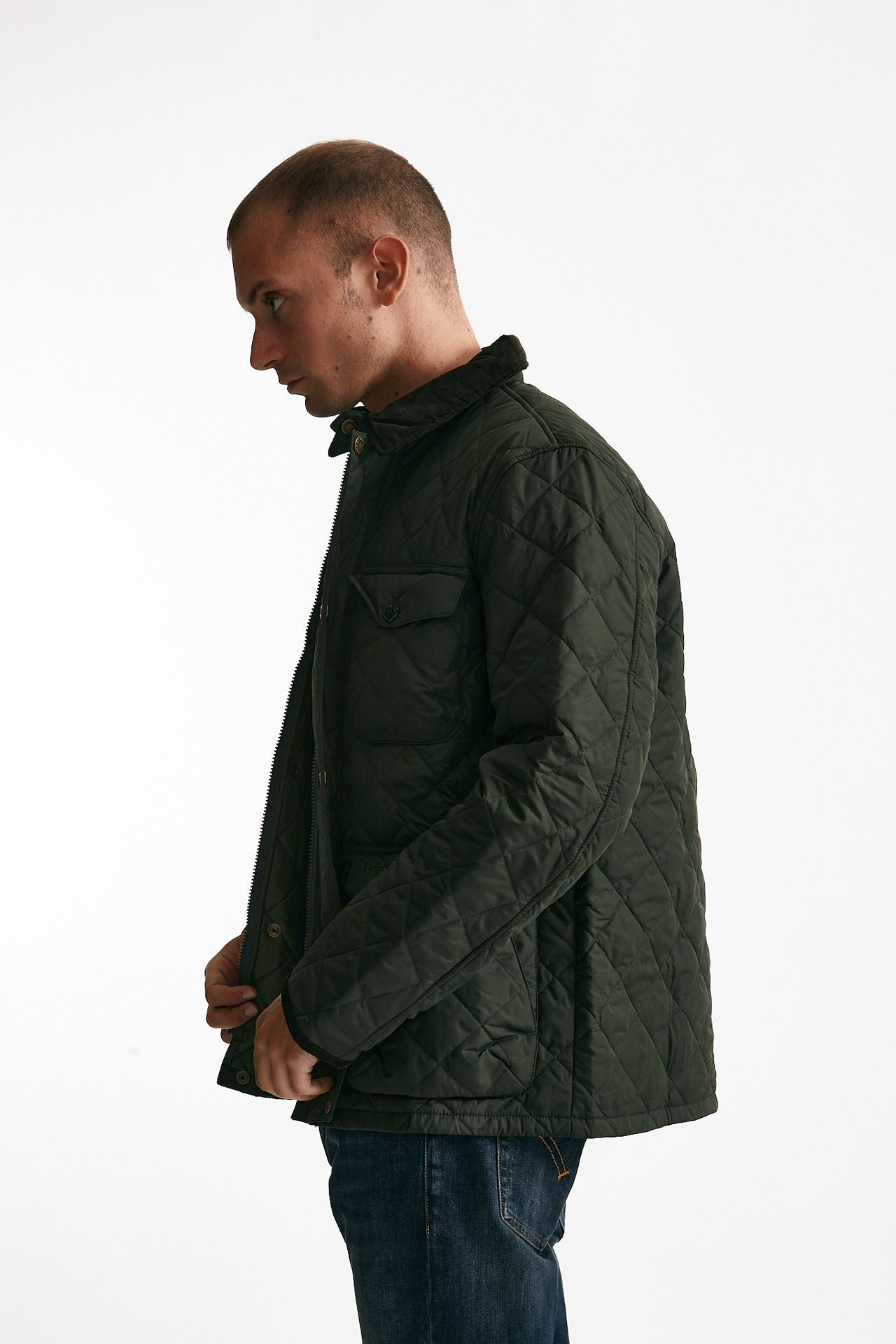 Giacca HORNBY QUILTED trapuntata verde men Barbour - 2