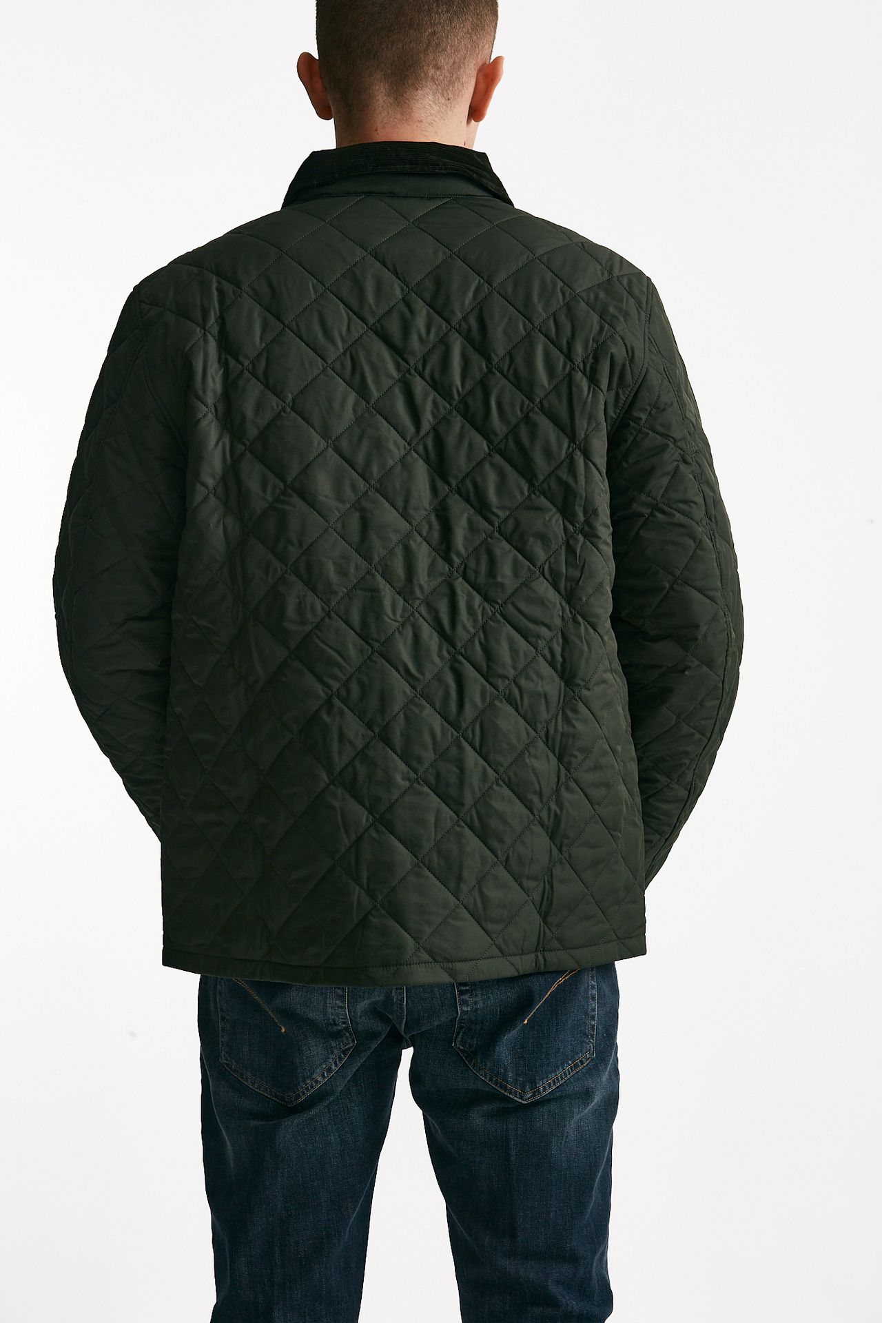 Giacca HORNBY QUILTED trapuntata verde men Barbour - 3