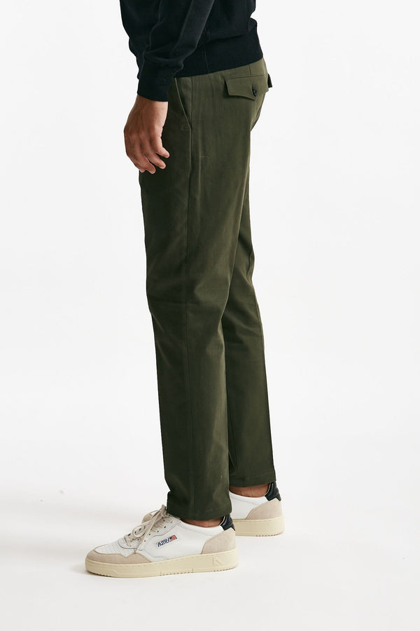 pantalone stretch prince pence verde militare men Department five