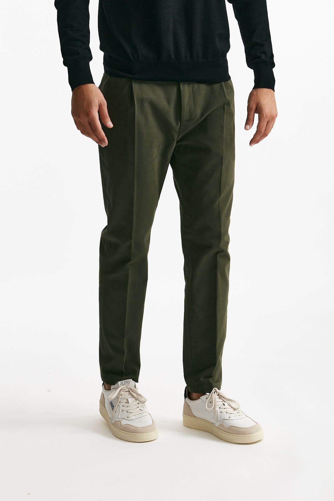 pantalone stretch prince pence verde militare men Department five - 4
