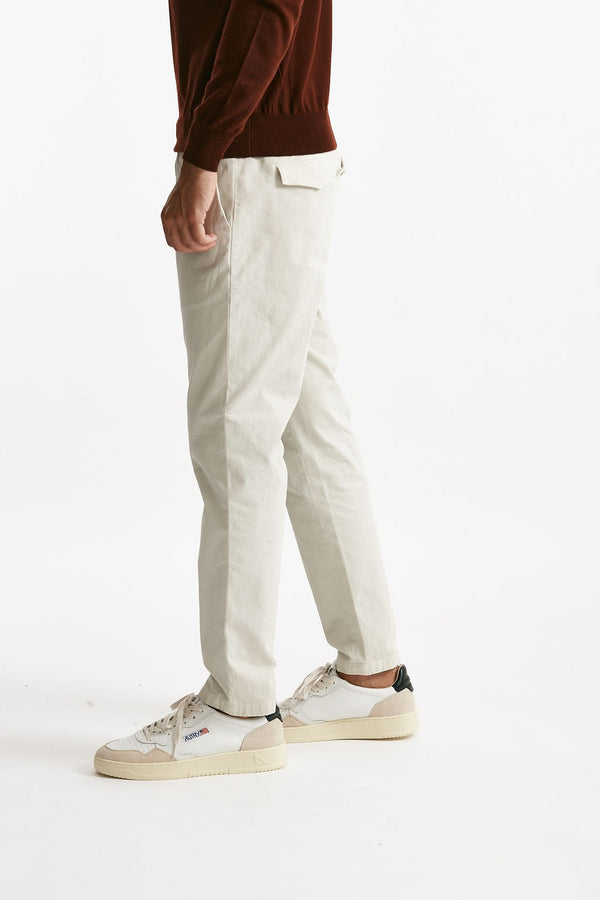 pantalone prince in fustagno di cotone stretch ghiaccio men Department five