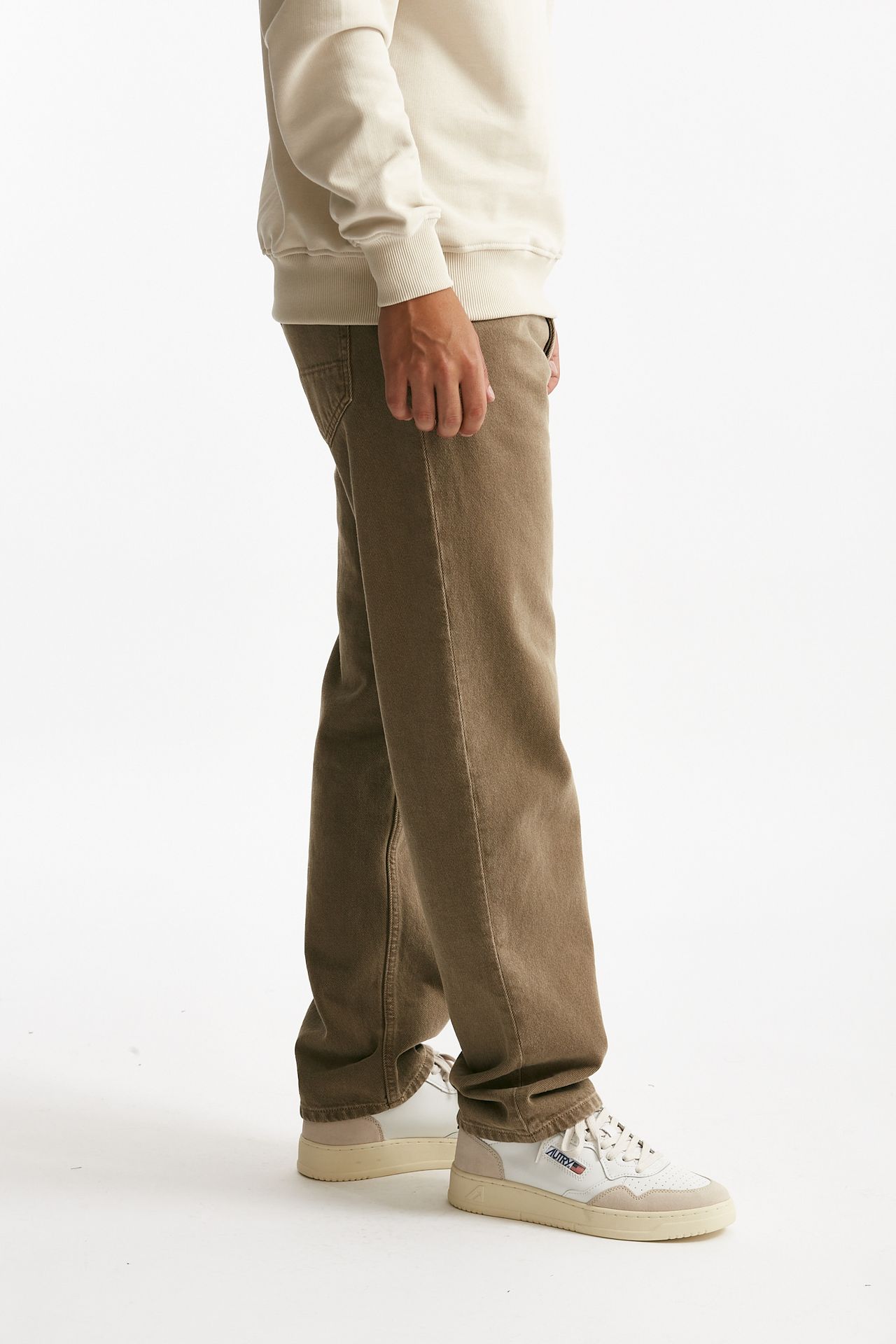 jeans prince denim in velluto stretch castagna men Department five - 2