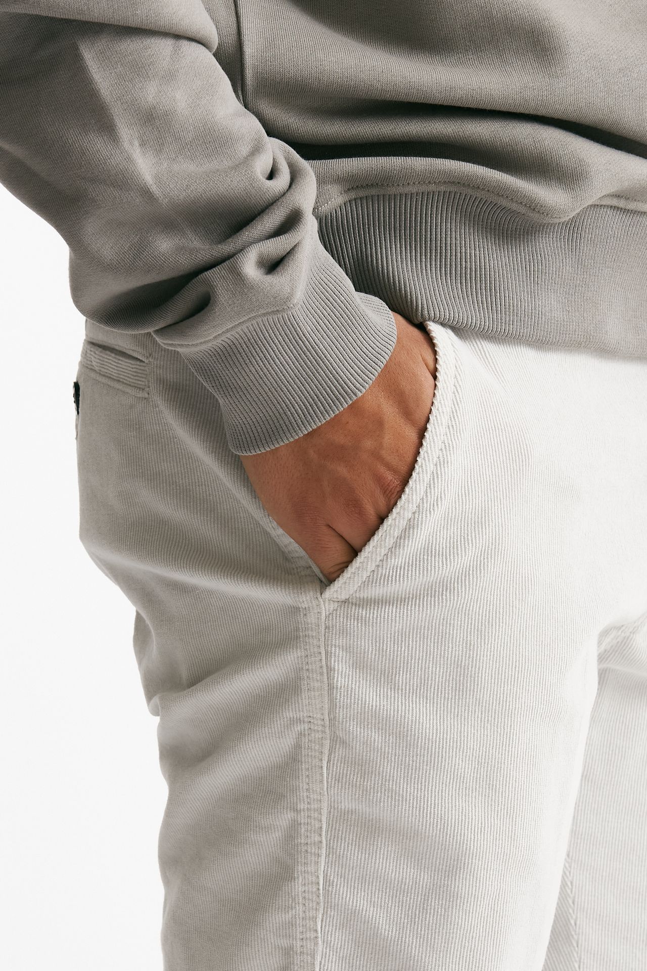 jeans prince denim in velluto stretch ghiaccio men Department five - 6