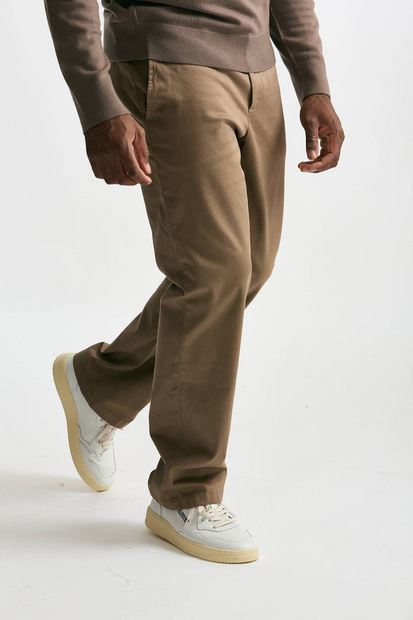 Pantalone WARREN in cotone stretch beige men Department five