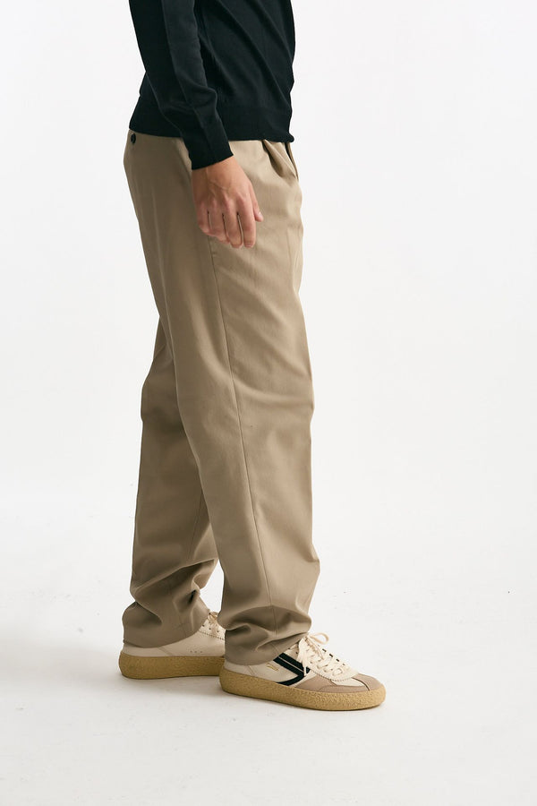Pantalone GIN in cotone nylon stretch beige men Department five