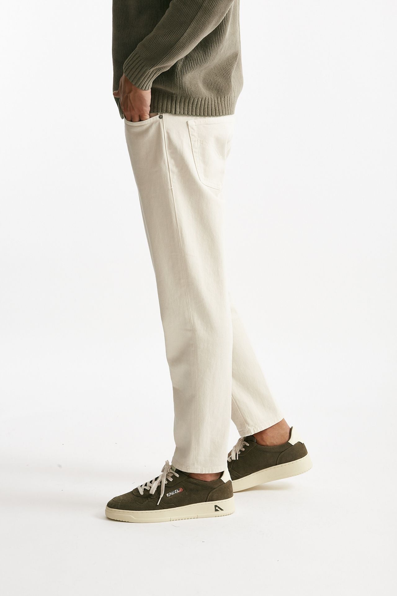 jeans brighton colore panna “bull” stretch men Dondup - 2