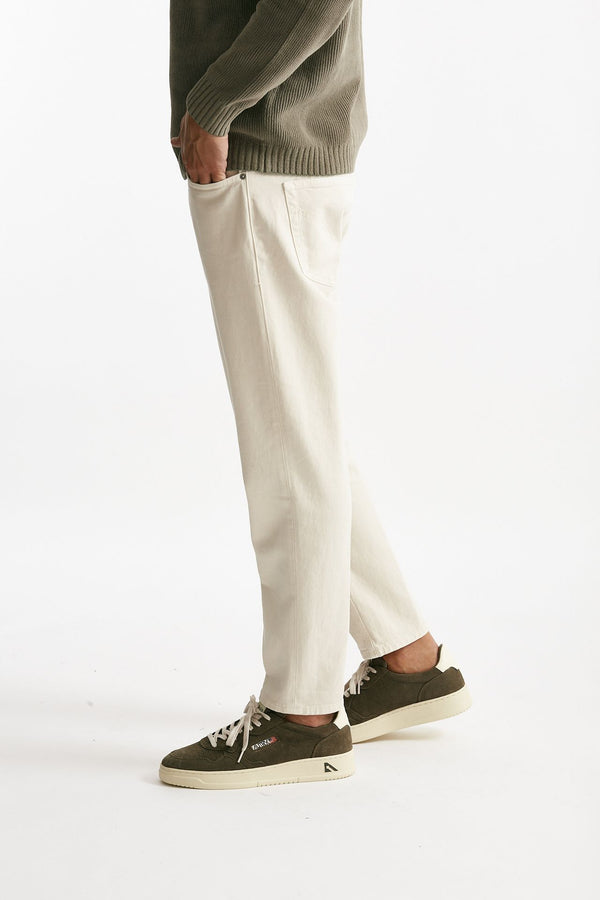 jeans brighton colore panna “bull” stretch men Dondup