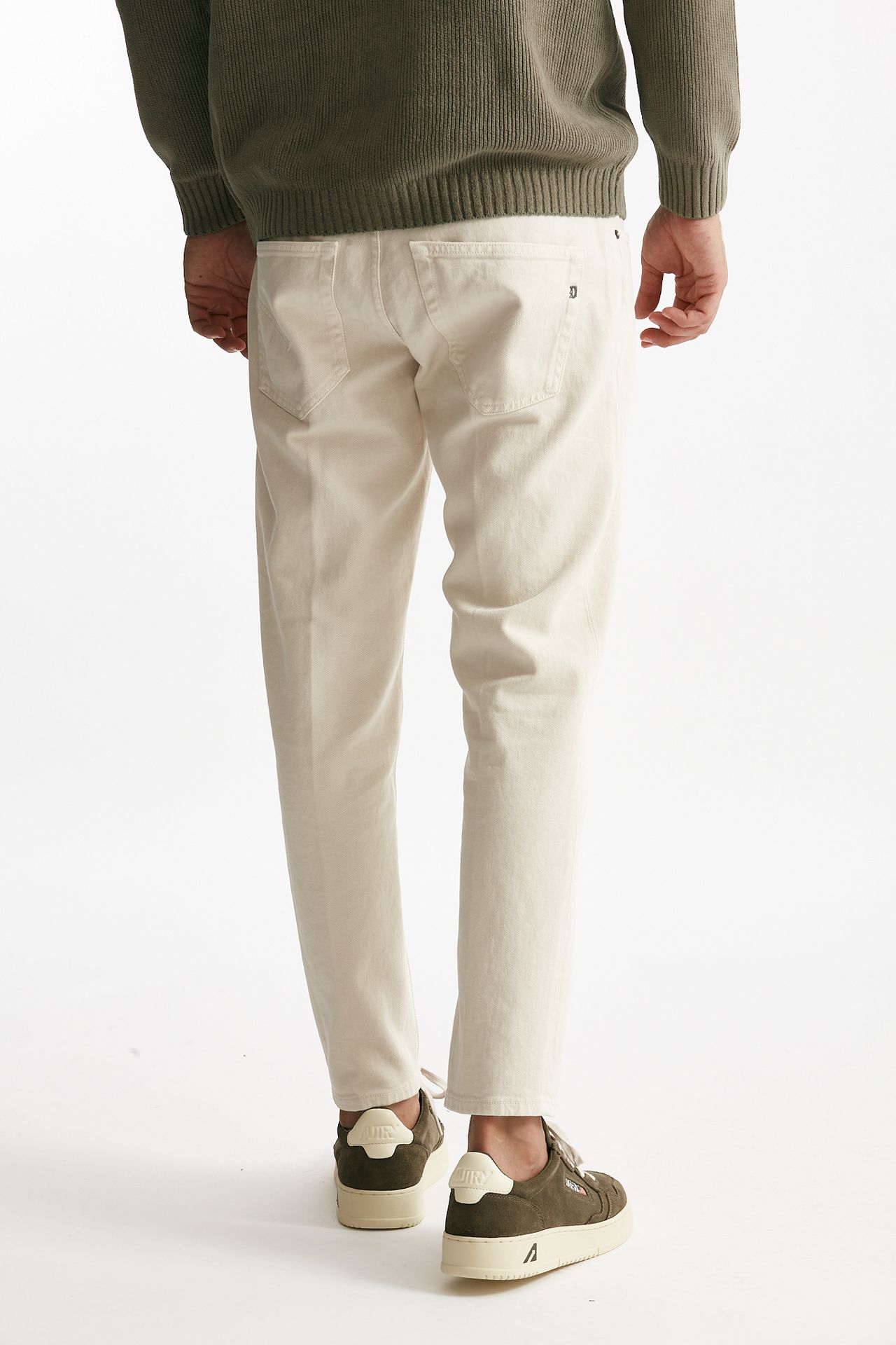 jeans brighton colore panna “bull” stretch men Dondup - 3