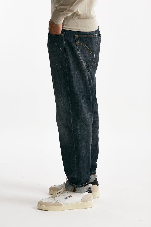 jeans paco lavaggio scuro blu/grigio men Dondup