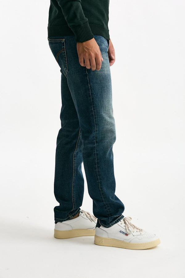 Jeans BRIGHTON lavaggio scuro stone washed men Dondup