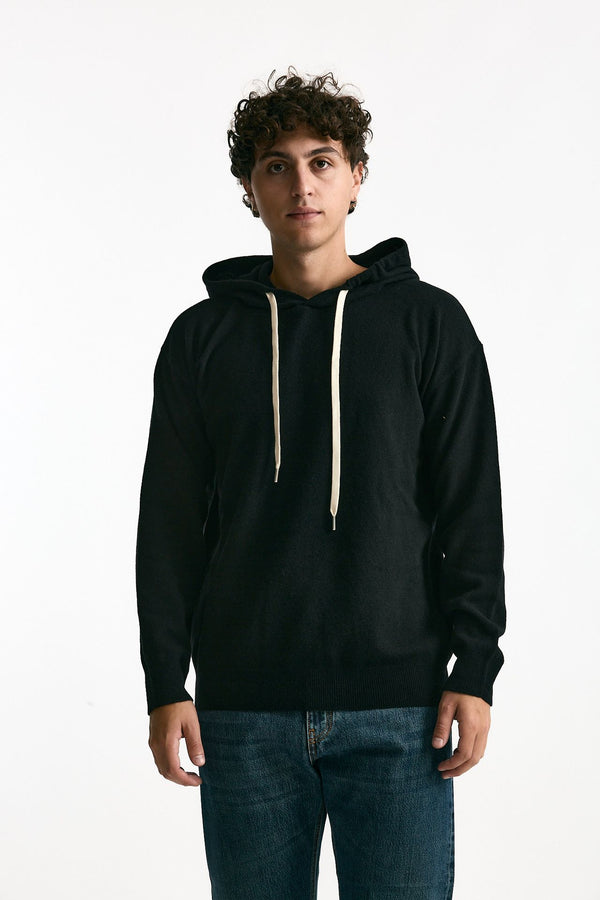 Maglia felpa in lana nero men Grifoni