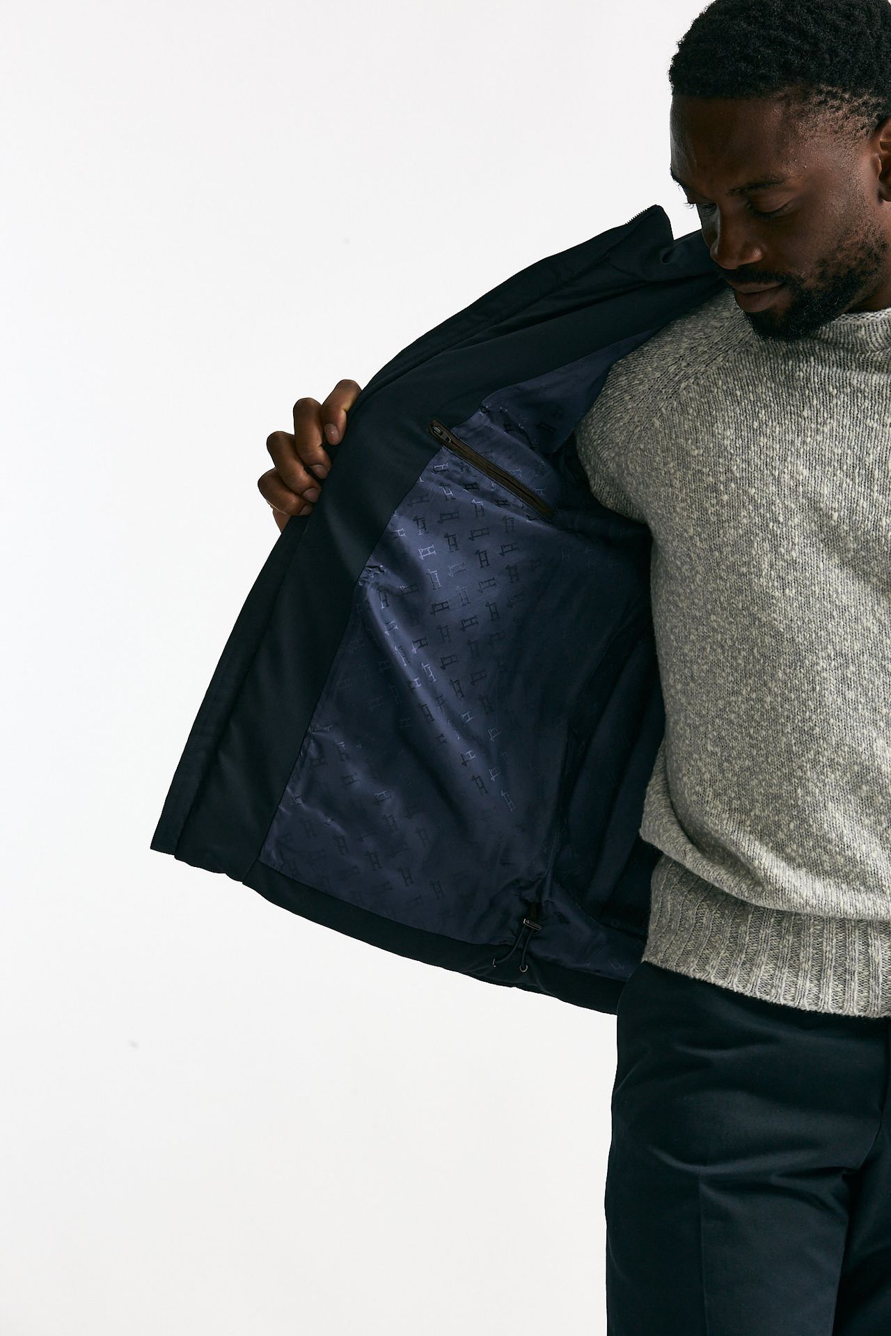 Piumino blu in nylon men Herno - 6