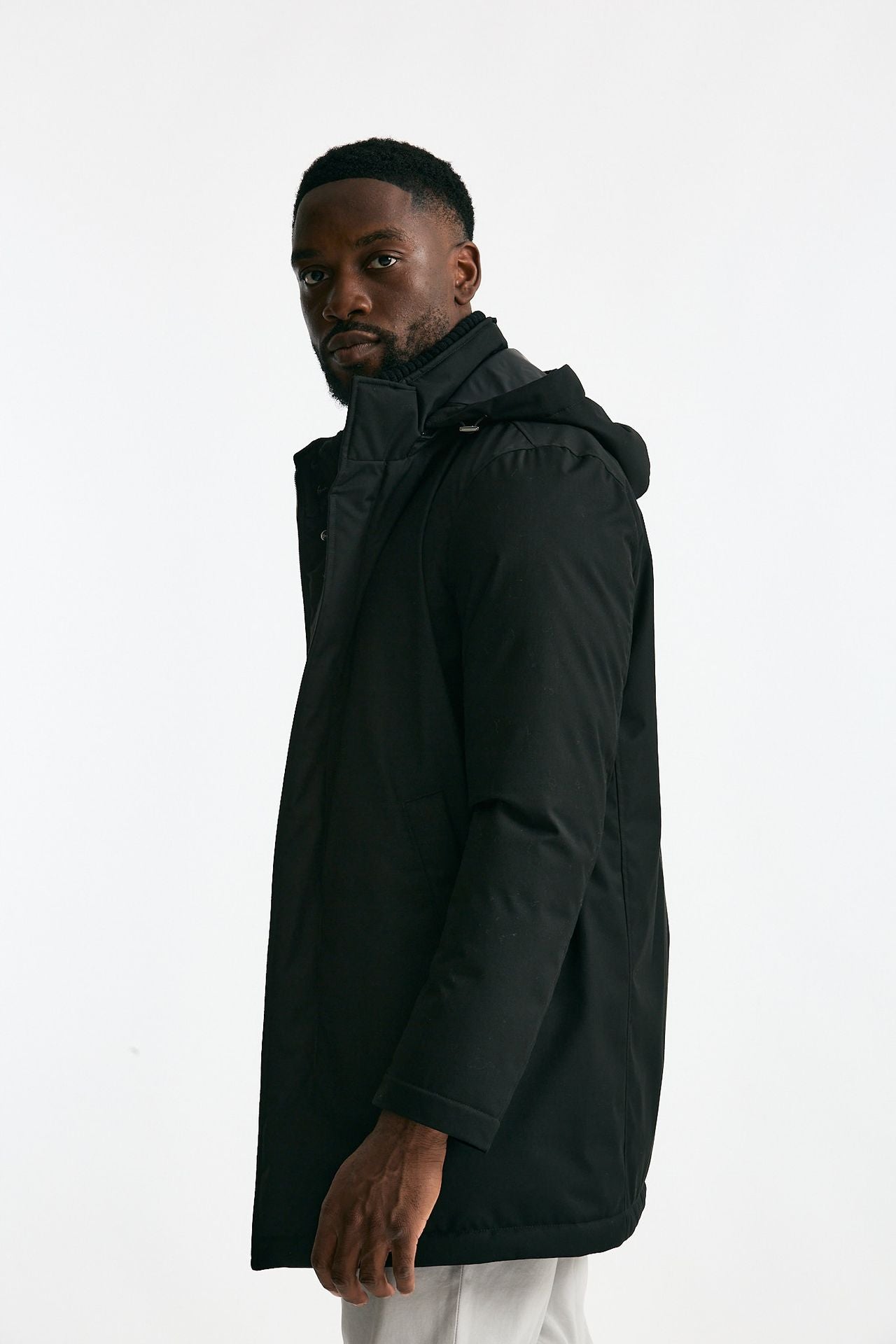Parka nero esterno in nylon men Herno - 3