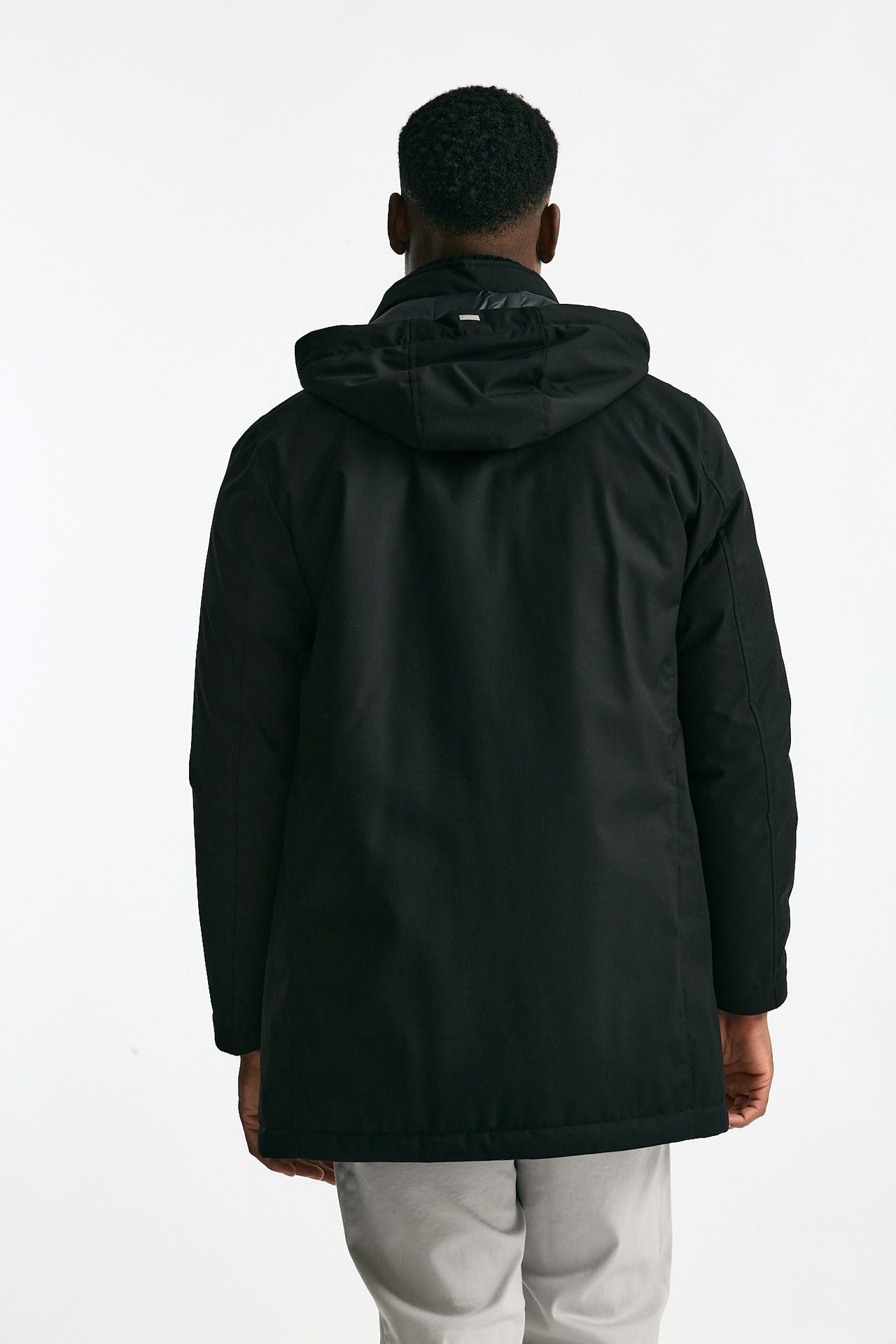 Parka nero esterno in nylon men Herno - 4