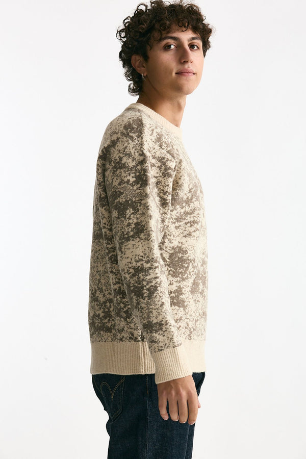 Maglia lana poliammide e viscosa fantasia men Hosio