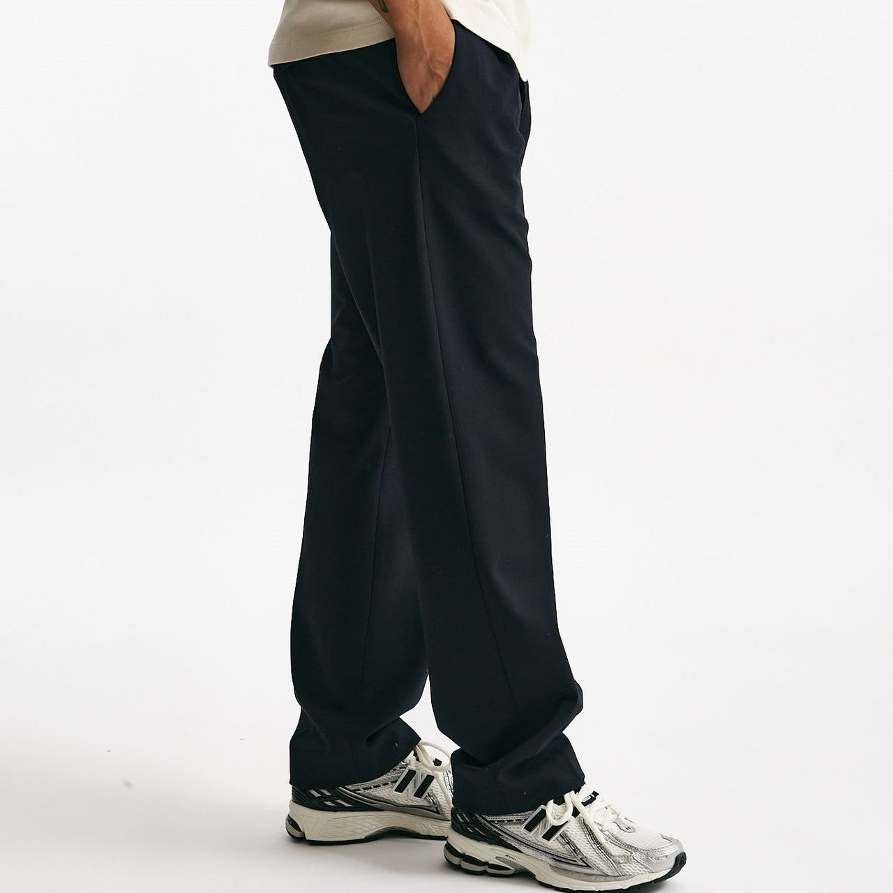 Pantalone FOLD 2 Lana e poliestere stretch blu men Nine in the morning - 8
