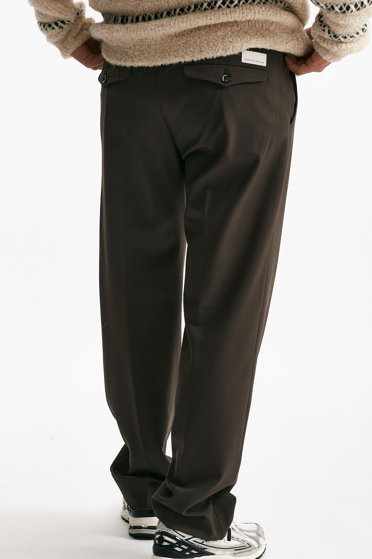 Pantalone FOLD 2 lana e poliestere stretch men Nine in the morning - 3