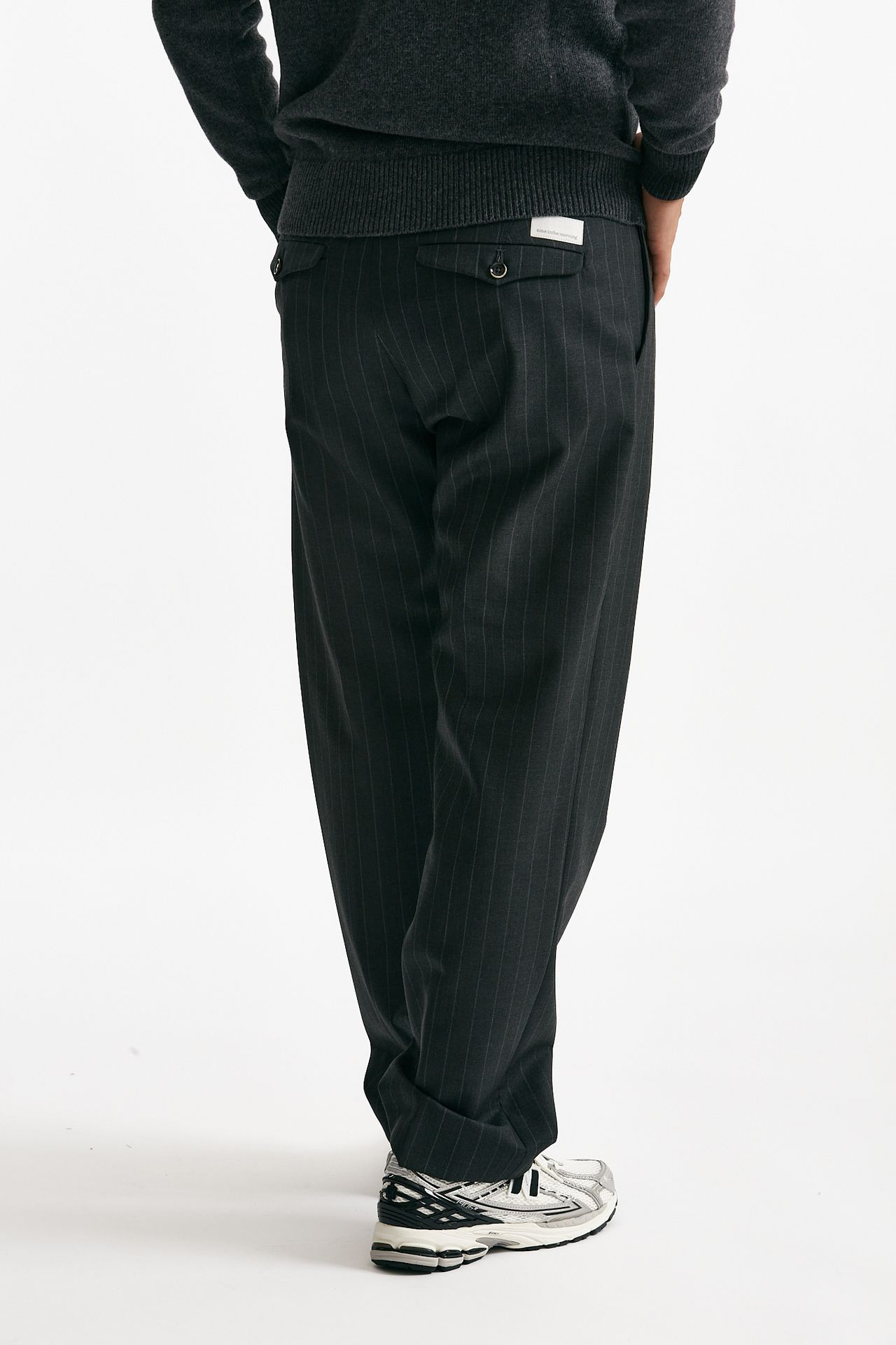 Pantalone FOLD 2 lana stretch gessato men Nine in the morning - 3